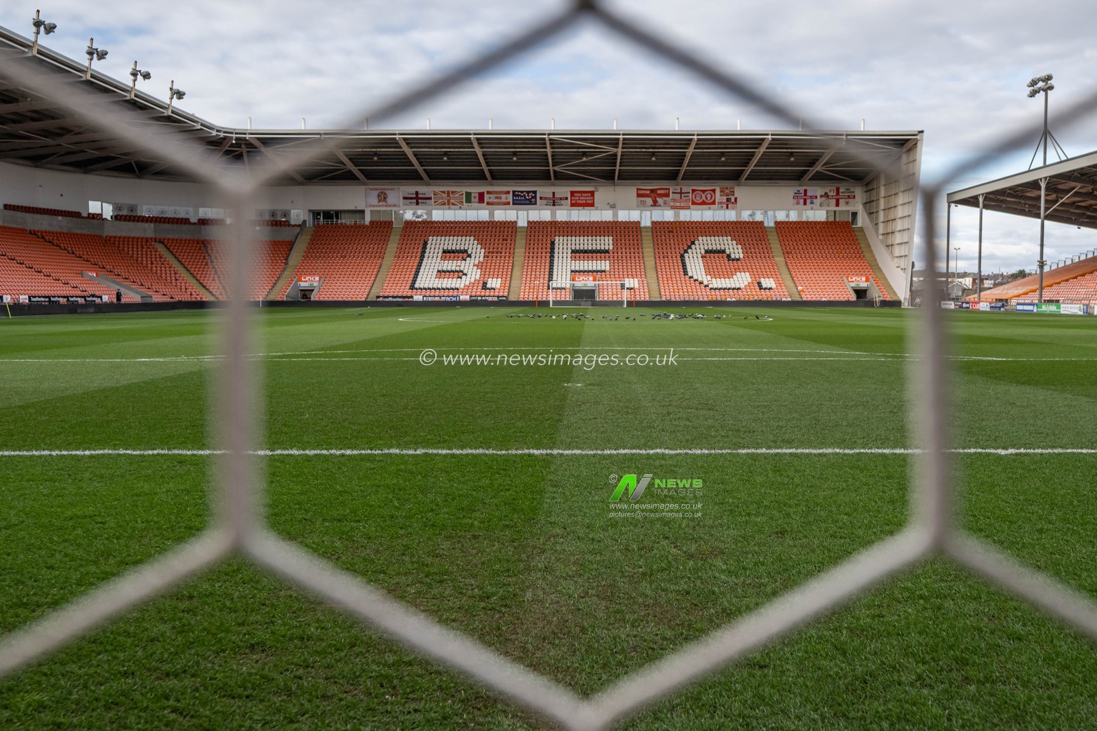 A general view of Bloomfield Road, Home of Blackpool ahead of the Sky Bet League 1 match Blackpool vs Cambridge United at Bloomfield Road, Blackpool, United Kingdom, 11th March 2025

(Photo by Craig Thomas/News Images)