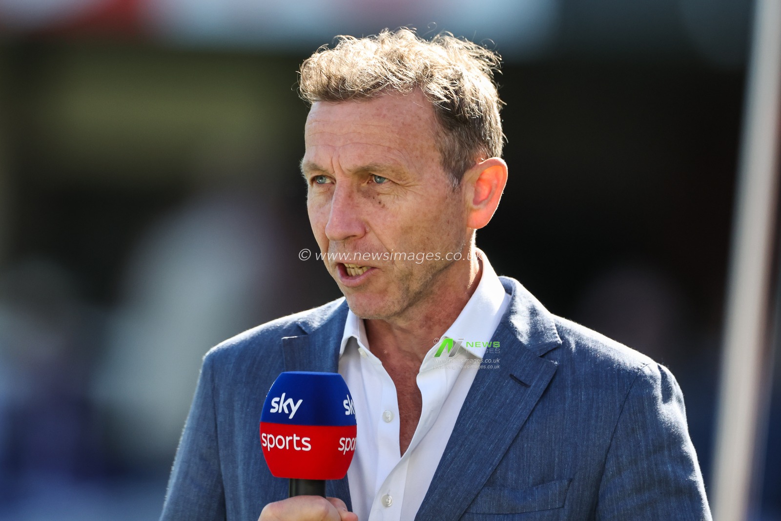 Michael Atherton ahead of the England Men v Sri Lanka 2nd Rothesay Test Match Day 1 at Lords, London, United Kingdom, 29th August 2024

(Photo by Mark Cosgrove/News Images)