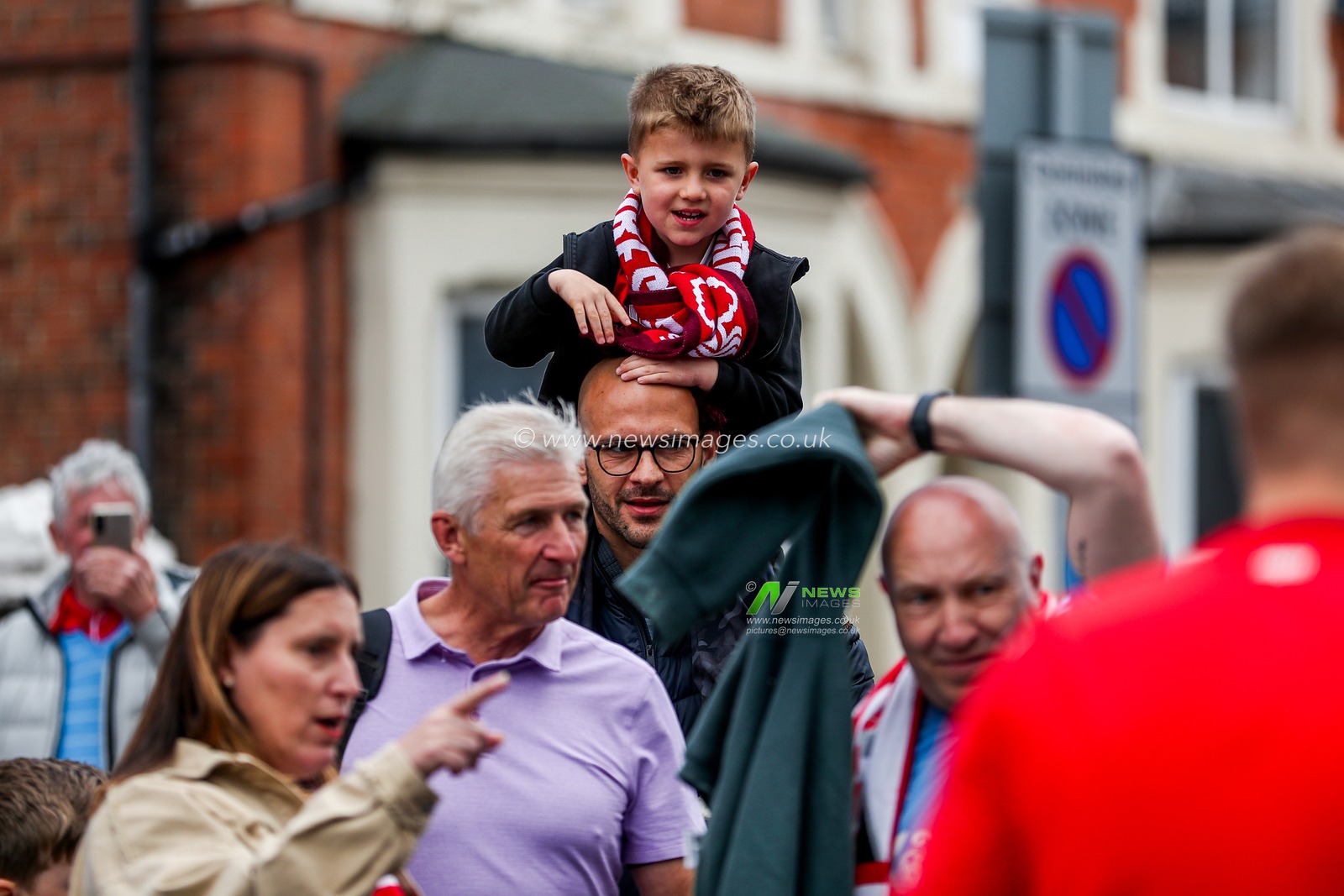 Fans enjoy the pre-match atmosphere prior to during the Premier League match Nottingham Forest vs Chelsea at City Ground, Nottingham, United Kingdom, 25th May 2025

(Photo by Izzy Poles/News Images)