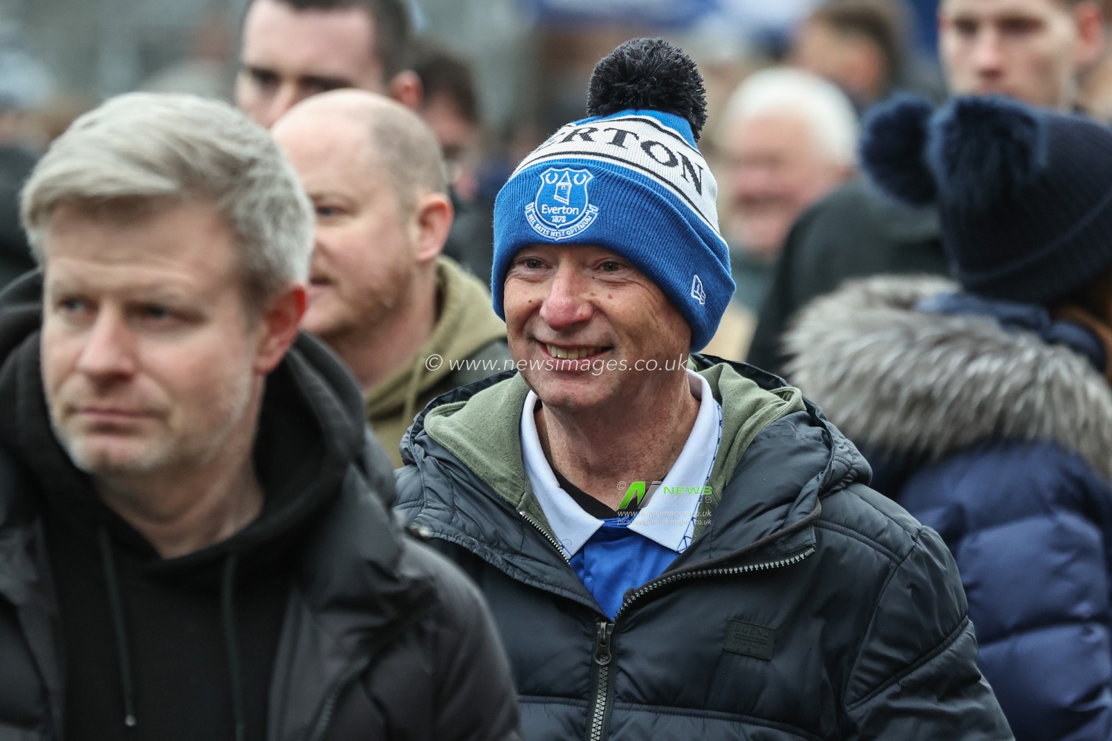 Everton fans arriving at Goodison Park during the Emirates FA Cup Fourth Round match Everton vs Bournemouth at Goodison Park, Liverpool, United Kingdom, 8th February 2025

(Photo by Alfie Cosgrove/News Images)