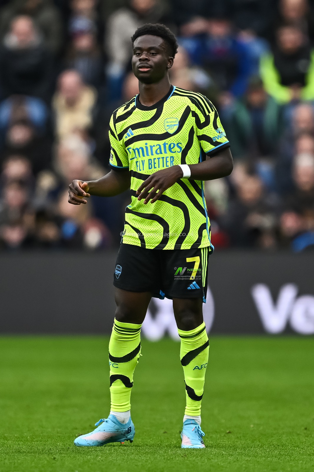 Bukayo Saka of Arsenal during the Premier League match Burnley vs Arsenal at Turf Moor, Burnley, United Kingdom, 17th February 2024

(Photo by Craig Thomas/News Images)