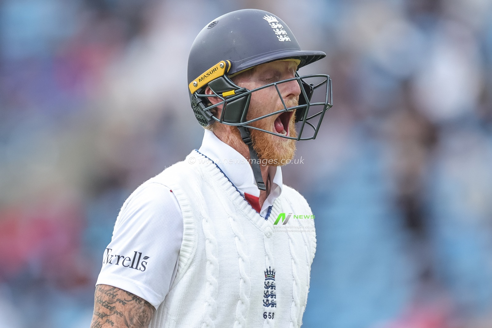 A dejected England captain Ben Stokes leaves the field of play after been dismissed during the 1st Rothesay Test Match Day 5 England vs India at Headingley Cricket Ground, Leeds, United Kingdom, 24th June 2025

(Photo by Mark Cosgrove/News Images)