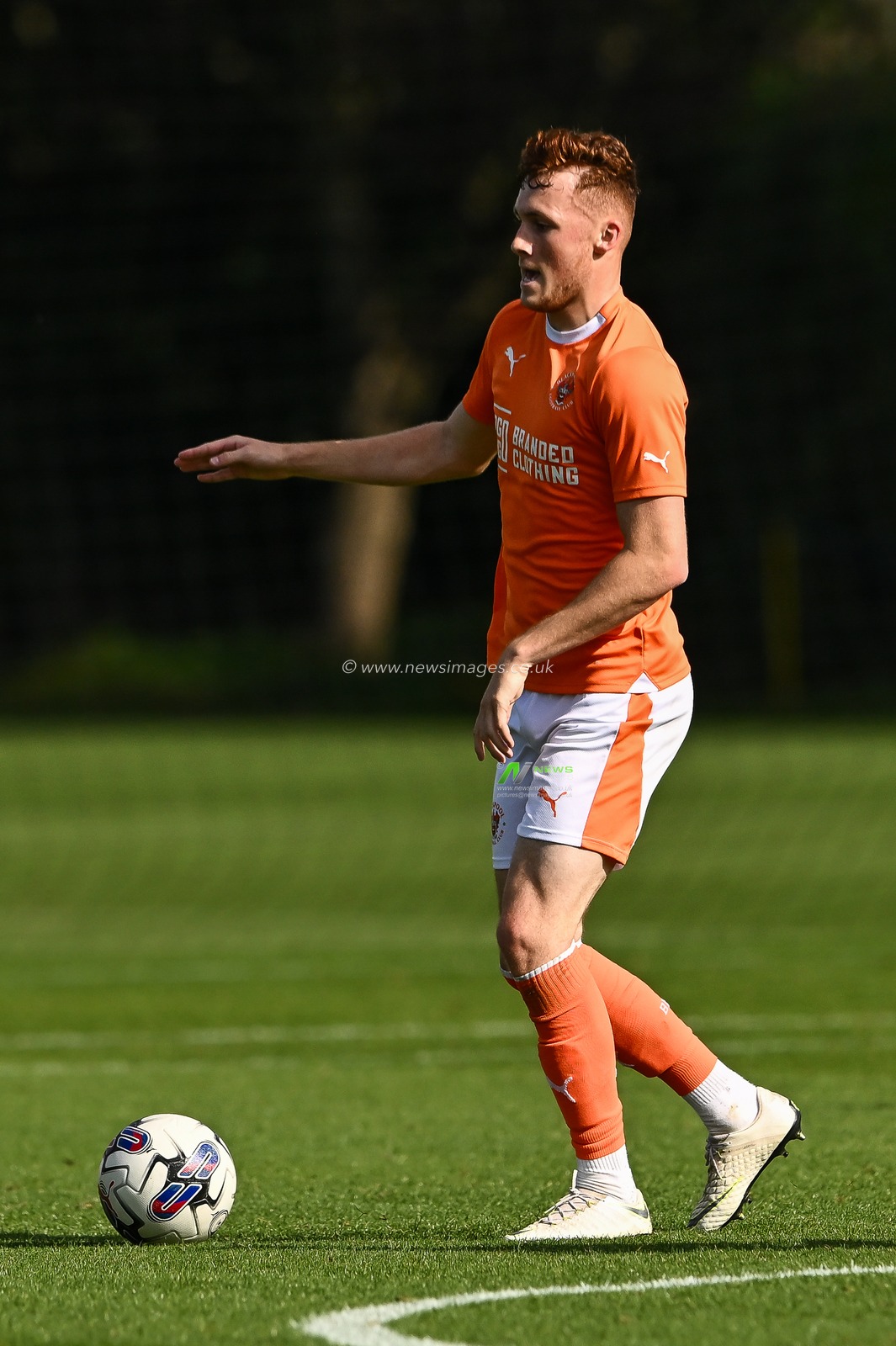 during the Central League match Preston North End vs Blackpool at Springfield Training Ground, Preston, United Kingdom, 26th September 2023

(Photo by Craig Thomas/News Images)