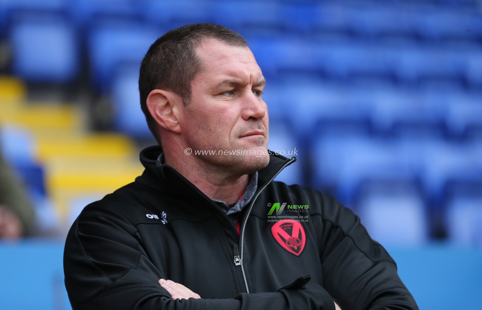 29th February 2020, Halliwell Jones Stadium, Warrington, England; Betfred Super League, Toronto Wolfpack v Saint Helens : Kristian Woolf (Coach) of Saint Helens.
