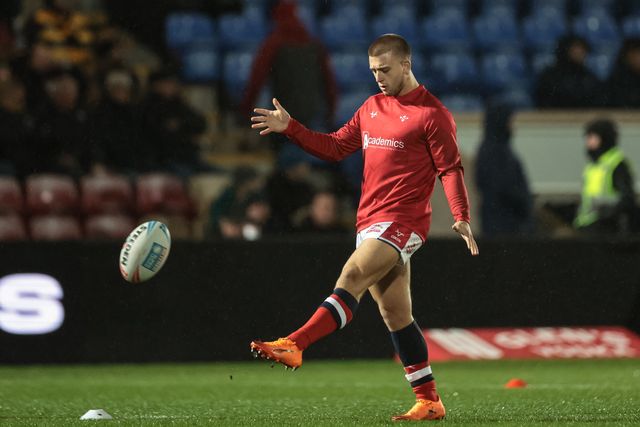 Mikey Lewis of Hull KR in the pre-game warm up during the Betfred Super League Round 1 match York Knights vs Hull KR at LNER Community Stadium, Lincoln, United Kingdom on 12 February 2026

(Photo by Mark Cosgrove/News Images)