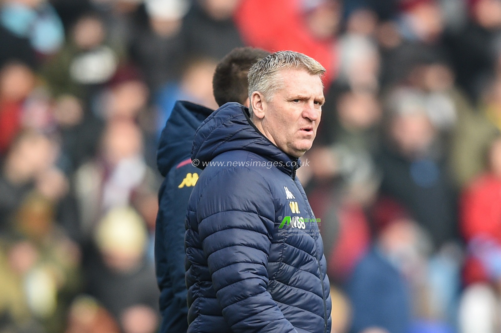 1st January 2020, Turf Moor, Burnley, England; Premier League, Burnley v Aston Villa : Dean Smith manager of Aston Villa out for the 2nd half

Credit: Richard Long/News Images