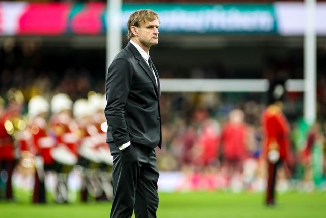 New Zealand Head Coach Scott Robertson during the Quilter Nations Series 2025 match Wales vs New Zealand at Principality Stadium, Cardiff, United Kingdom, 22nd November 2025

(Photo by Andrew Lewis/News Images)

*** GER AUT SUI OUT ***