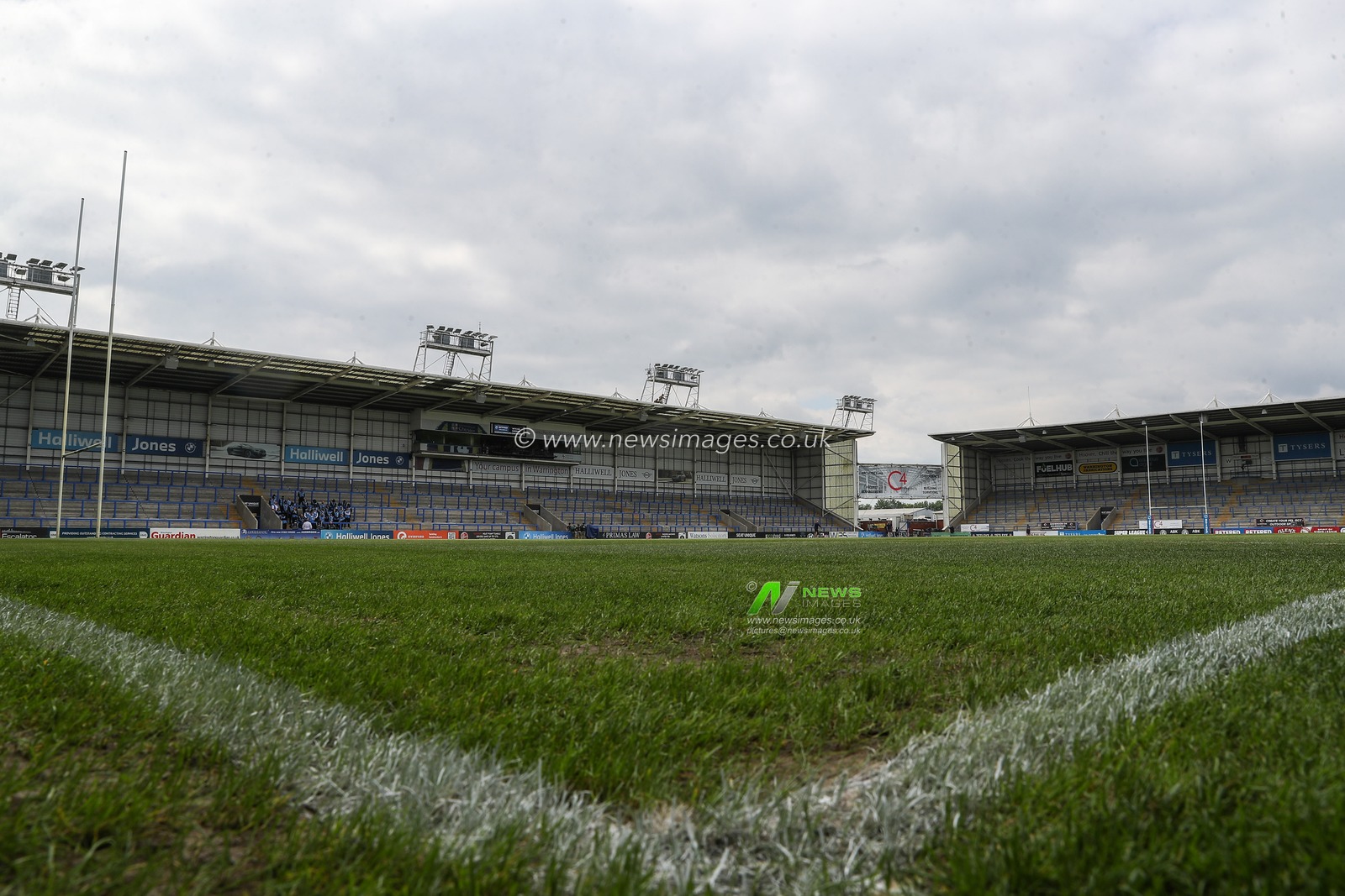 A general view inside of the Halliwell Jones Stadium, home of Warrington Wolves ahead of the Betfred Super League Round 13 match Warrington Wolves vs Wigan Warriors at Halliwell Jones Stadium, Warrington, United Kingdom, 1st June 2024

(Photo by Gareth Evans/News Images)