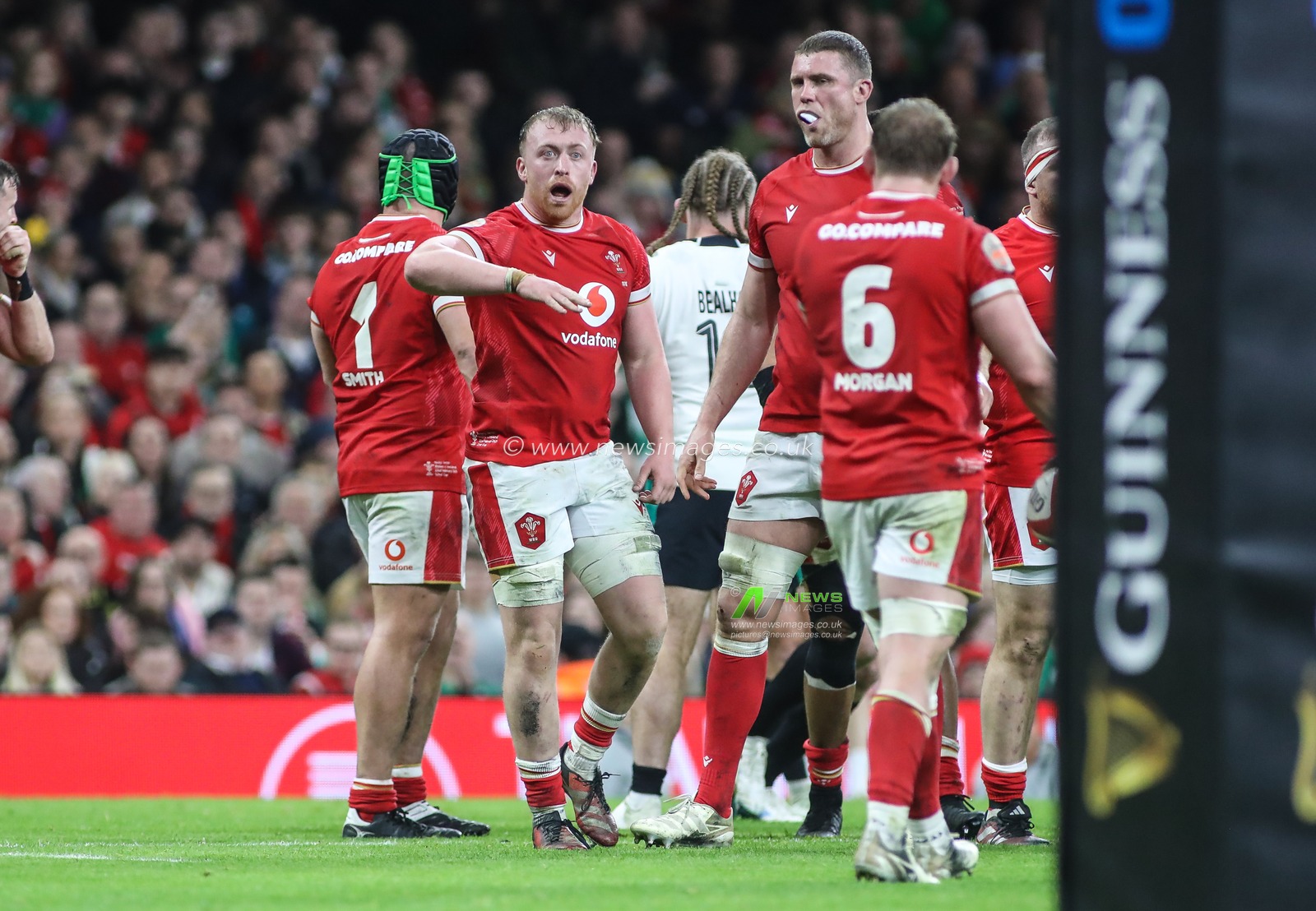 Tommy Reffell of Wales during the 2025 Guinness 6 Nations match Wales vs Ireland at Principality Stadium, Cardiff, United Kingdom, 22nd February 2025

(Photo by Andrew Lewis/News Images)