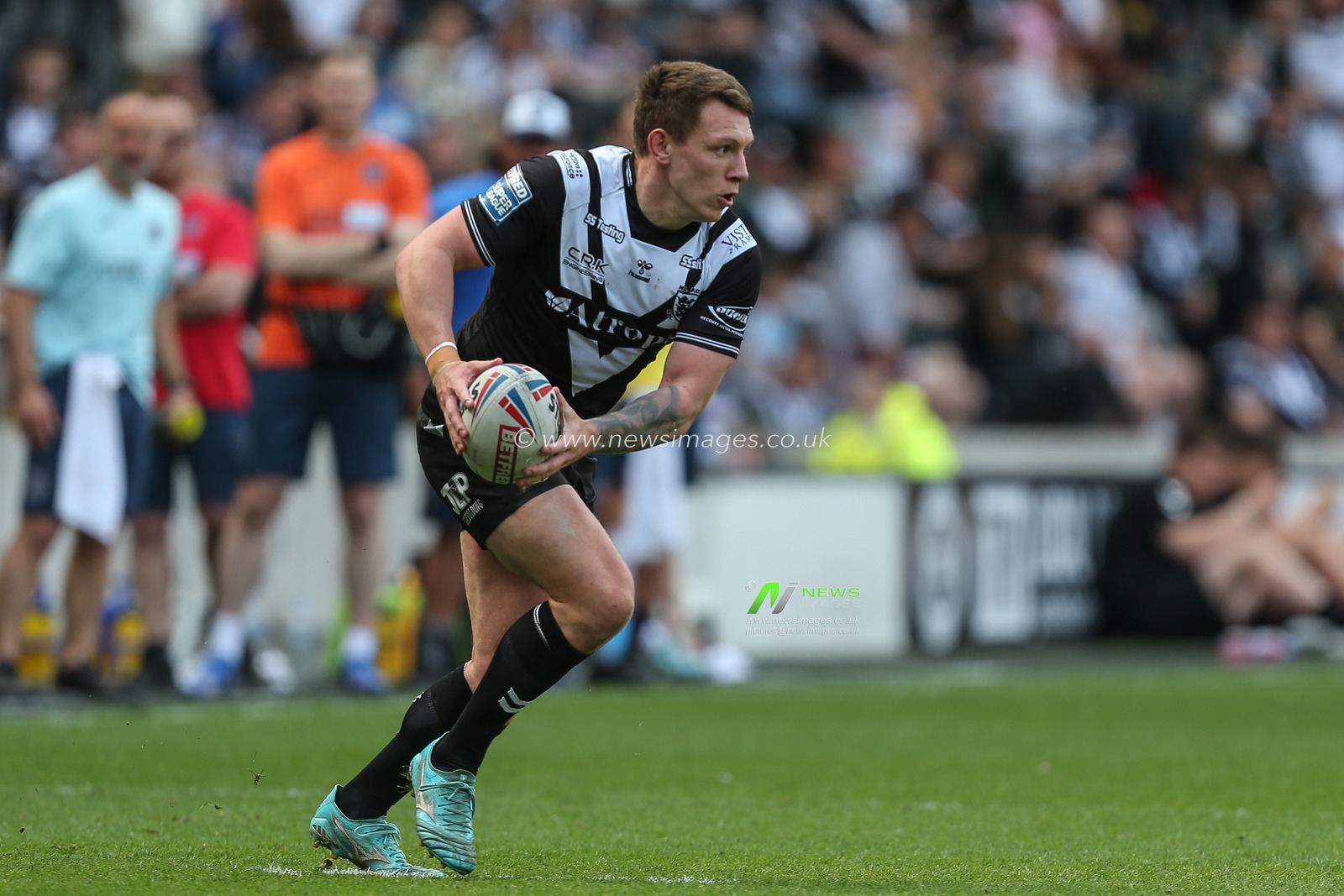 Jordan Lane #13 of Hull FC in action during the game