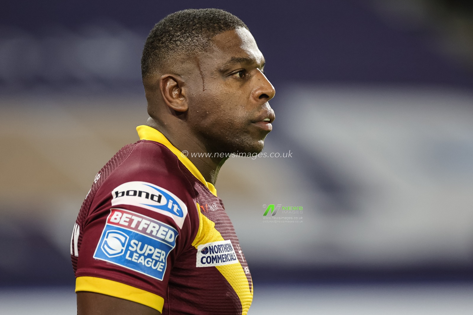 Jermaine McGillvary of Huddersfield Giantsduring the Betfred Super League Round 27 match Huddersfield Giants vs Warrington Wolves at John Smith's Stadium, Huddersfield, United Kingdom, 22nd September 2023

(Photo by Mark Cosgrove/News Images)