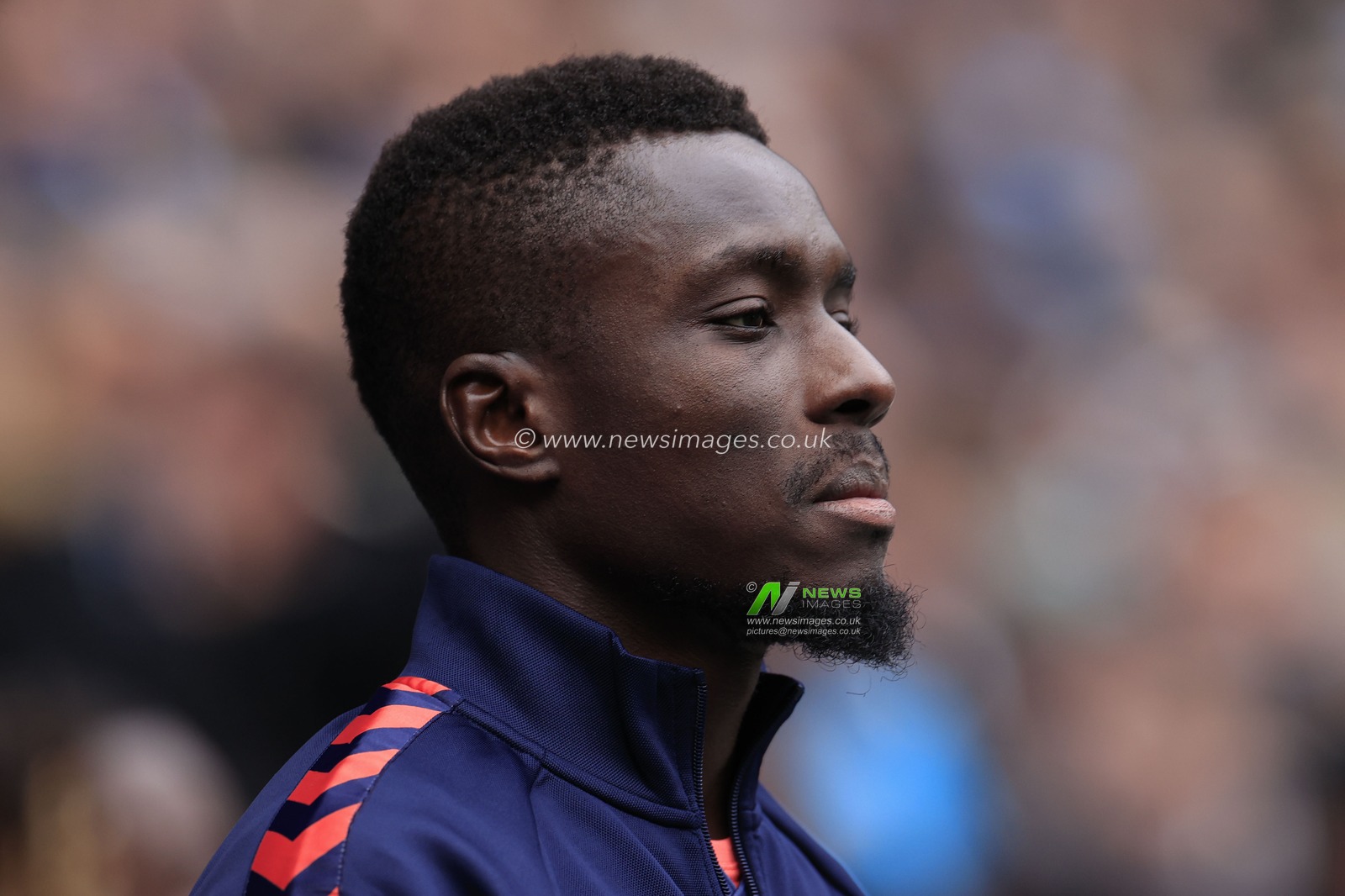 Idrissa Gueye of Everton comes out for the start of  the Premier League match Manchester City vs Everton at Etihad Stadium, Manchester, United Kingdom, 10th February 2024

(Photo by Conor Molloy/News Images)