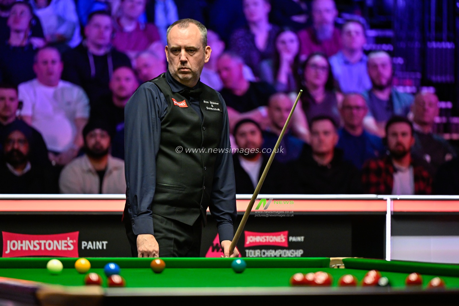 Mark Williams, during the Johnstoneâ€™s Paint Tour Championships at Manchester Central, Manchester, United Kingdom, 6th April 2024

(Photo by Cody Froggatt/News Images)