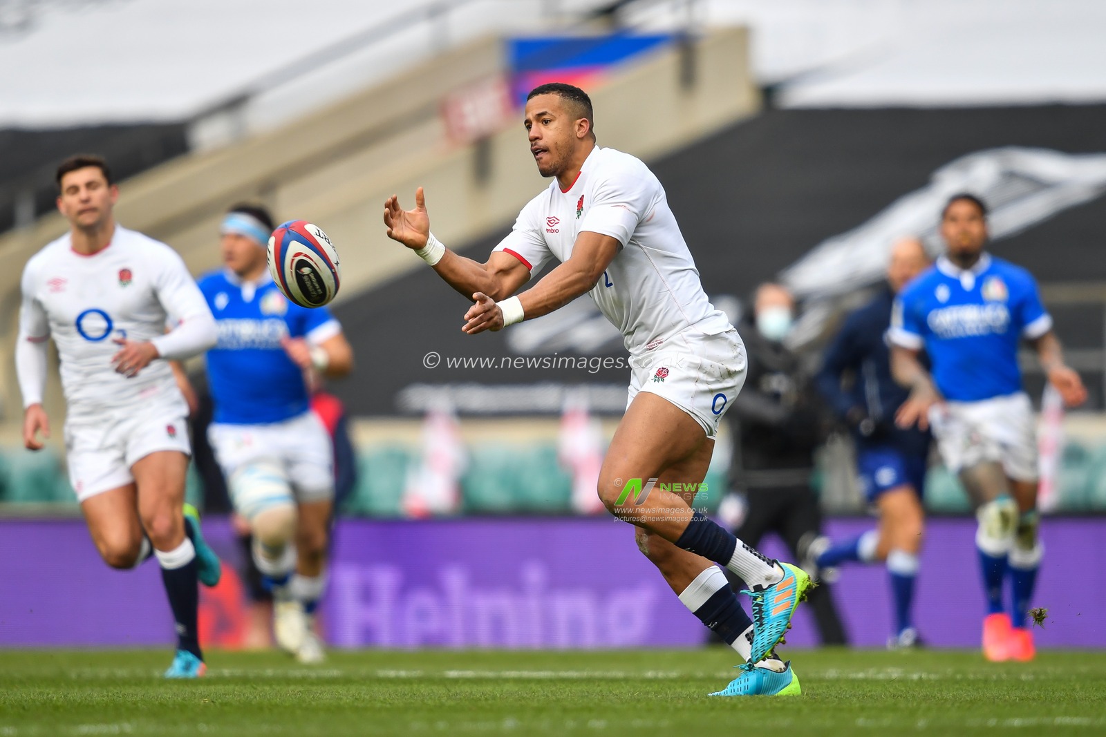 Anthony Watson of England in action