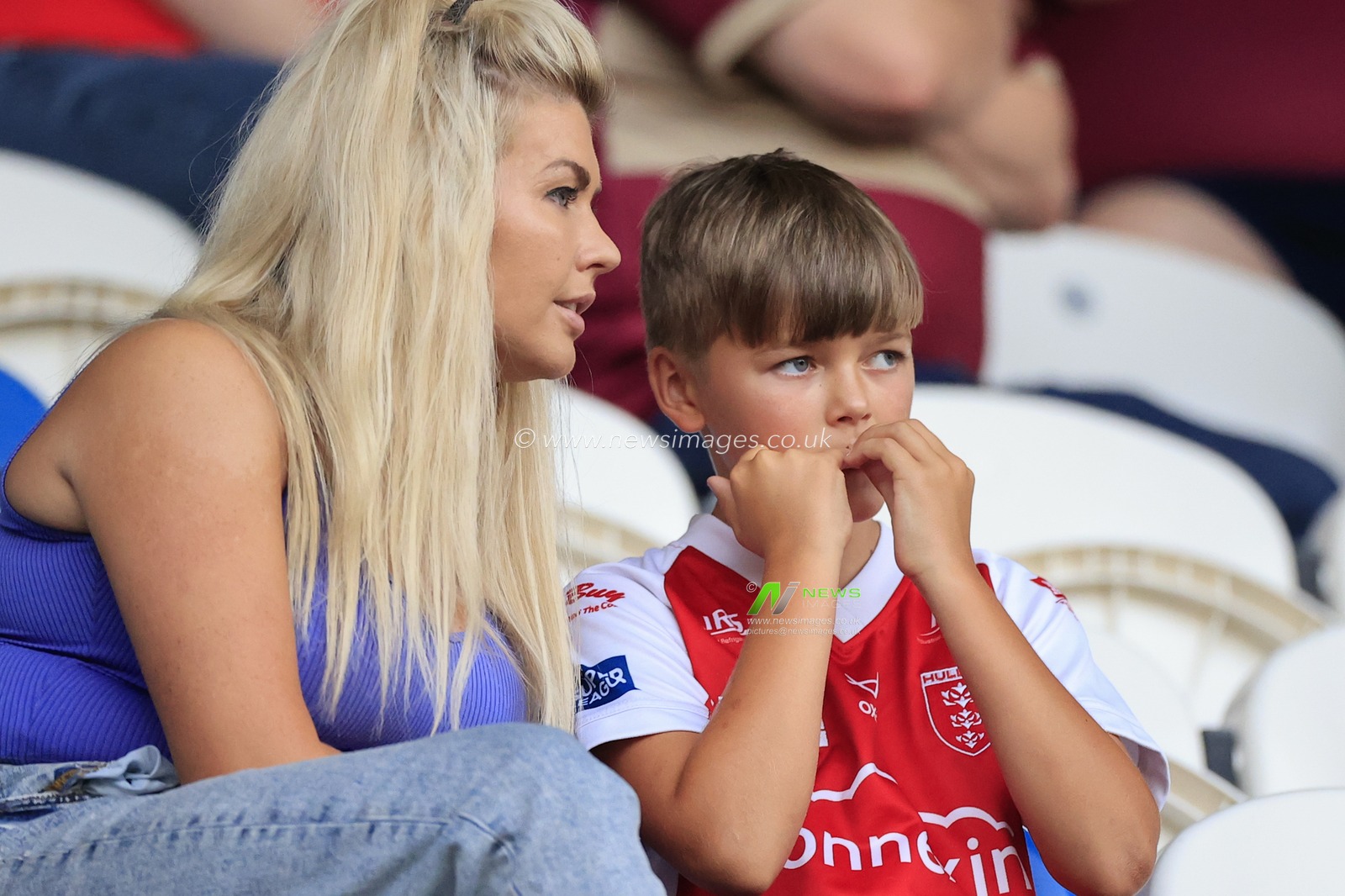 Hull KR fans gather ahead of the Betfred Super League Round 25 match Huddersfield Giants vs Hull KR at John Smith's Stadium, Huddersfield, United Kingdom, 8th September 2023

(Photo by Conor Molloy/News Images)
