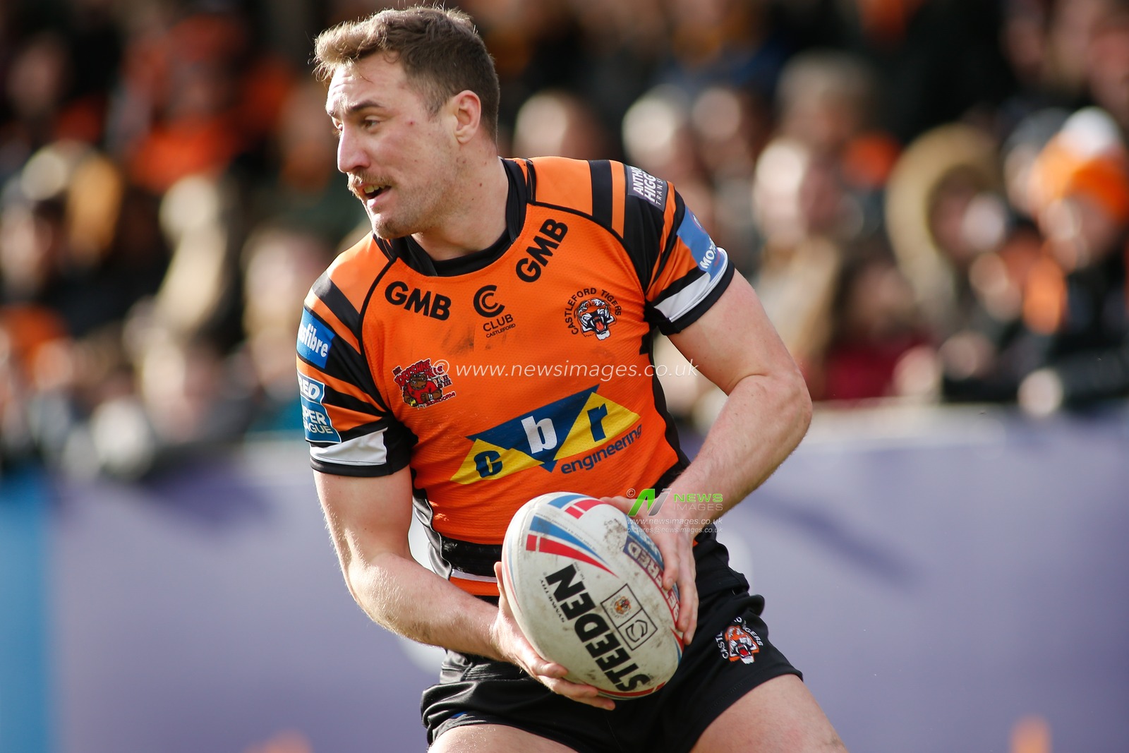 15th March 2020, The Mend-A-Hose Jungle, Castleford, England; Betfred Super League, Castleford Tigers v Saint Helens : James Clare of Castleford Tigers.