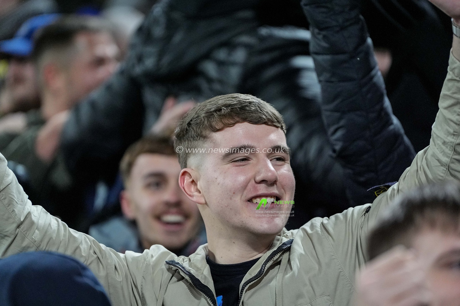Leeds Unite fans celebrate their team’s goal to make it 2-0 during the Premier League match Leeds United vs Nottingham Forest at Elland Road, Leeds, United Kingdom on 06 February 2026

(Photo by Maynard Manyowa/News Images)