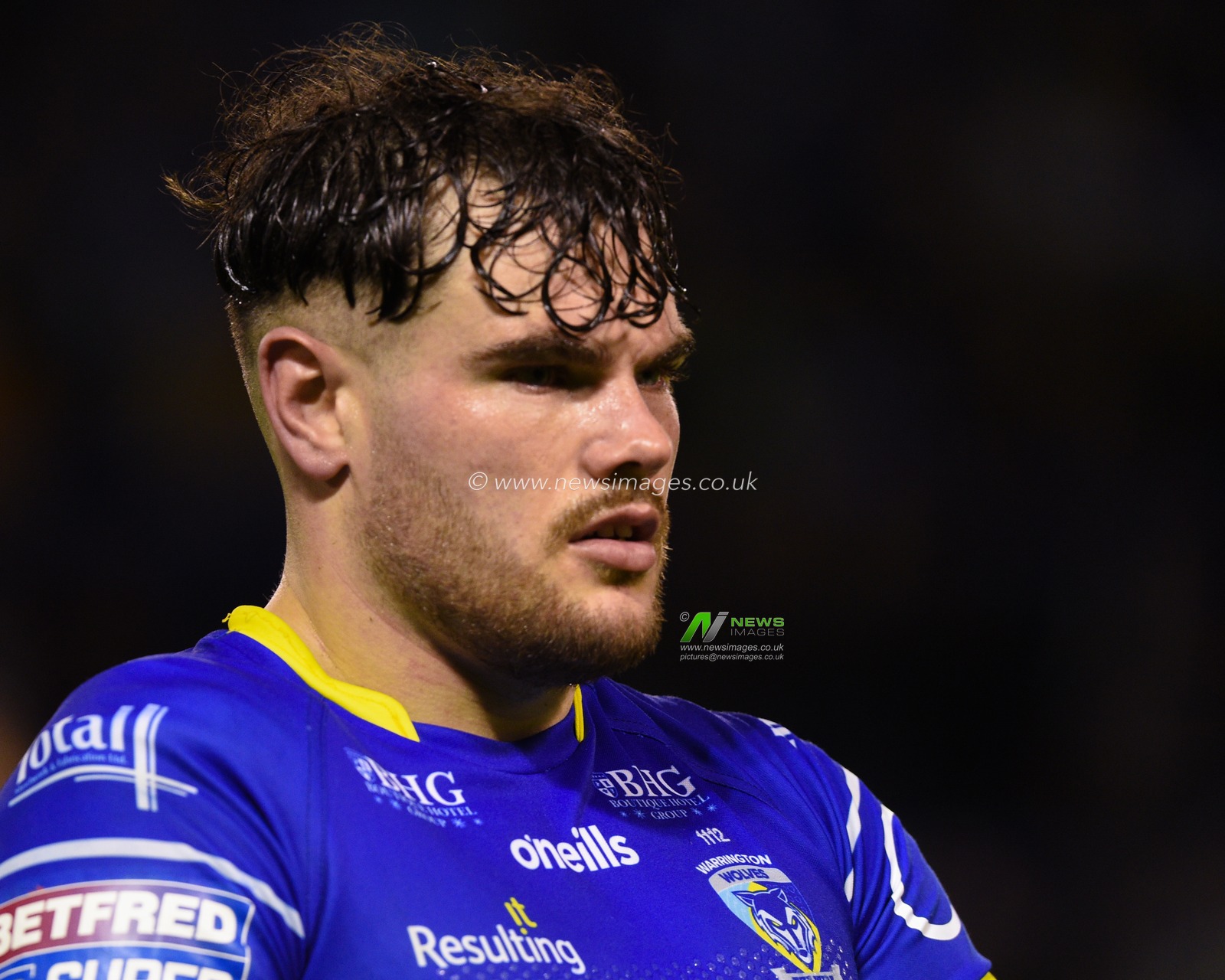 6th September 2019 , Halliwell Jones Stadium, Warrington, England;  Betfred Super League Rugby, Round 28, Warrington Wolves vs Wakefield Trinity ; Joe Philbin (17) of Warrington Wolves after the game

Credit: Richard Long/News Images