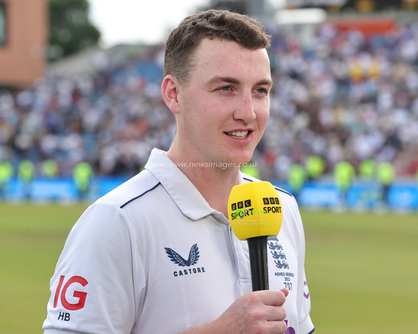 Harry Brook of England speaks in a post-match press conference during the LV= Insurance Ashes Third Test Series Day 4 England vs Australia at Headingley Stadium, Leeds, United Kingdom, 9th July 2023

(Photo by Mark Cosgrove/News Images)
