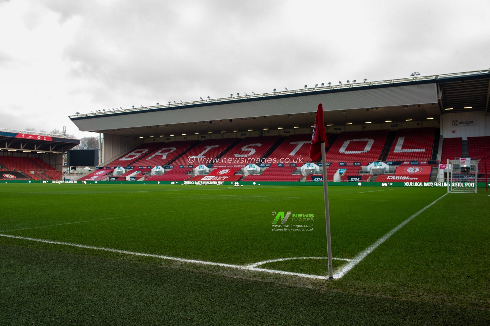 Ashton Gate before kick off.