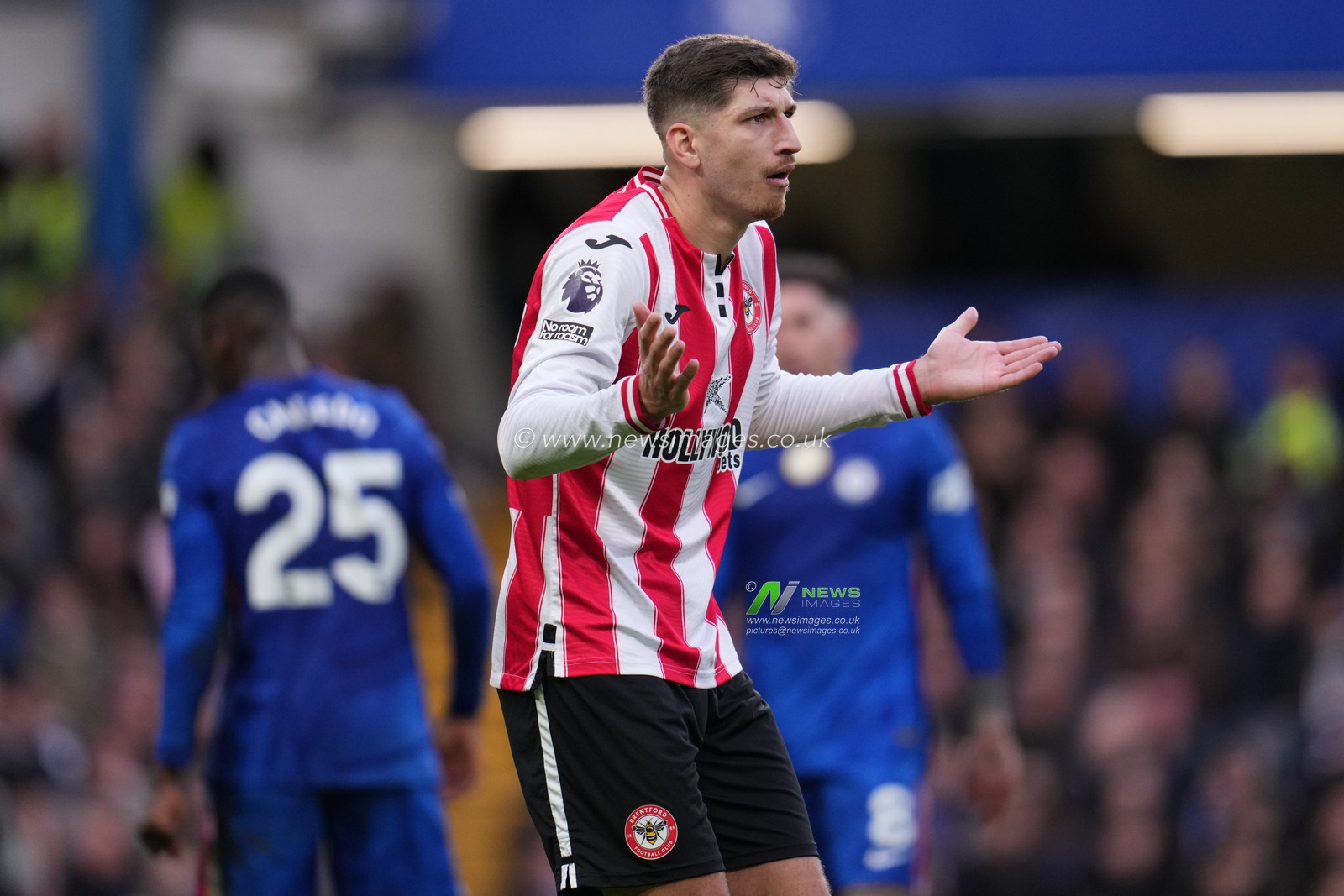 Vitaly Janelt of Brentford during the Premier League match Chelsea vs Brentford at Stamford Bridge, London, United Kingdom, 17th January 2026

(Photo by Harvey Murphy/News Images)