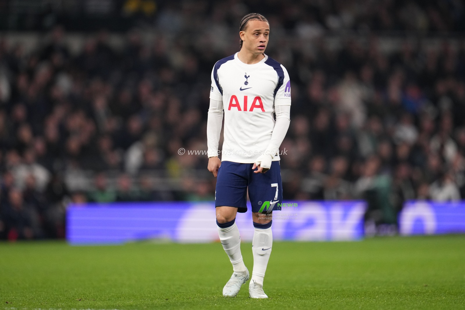 Xavi Simons of Tottenham Hotspur during the Premier League match Tottenham Hotspur vs Crystal Palace at Tottenham Hotspur Stadium, London, United Kingdom on 05 March 2026

(Photo by Harvey Murphy/News Images)