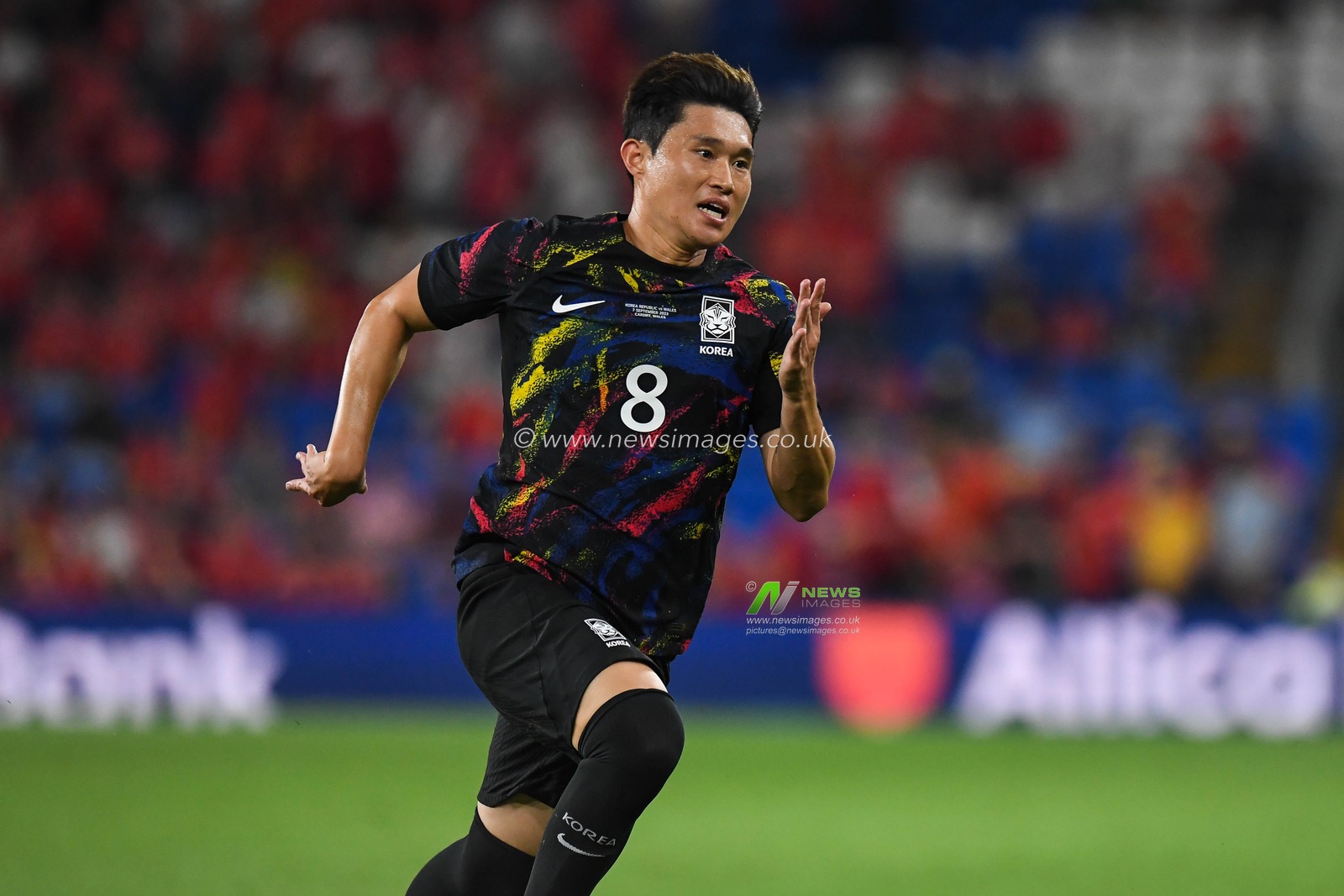 Donggyeong Lee of Korea Republic during the International Friendly match Wales vs Korea Republic at Cardiff City Stadium, Cardiff, United Kingdom, 7th September 2023

(Photo by Mike Jones/News Images)