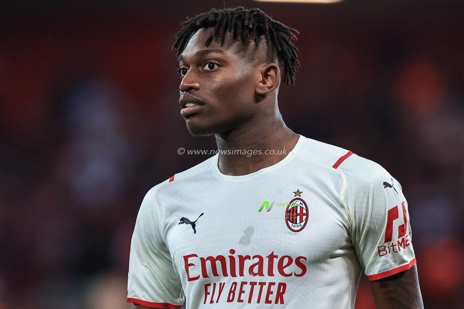 Rafael LeÃ£o #17 of AC Milan during the game
