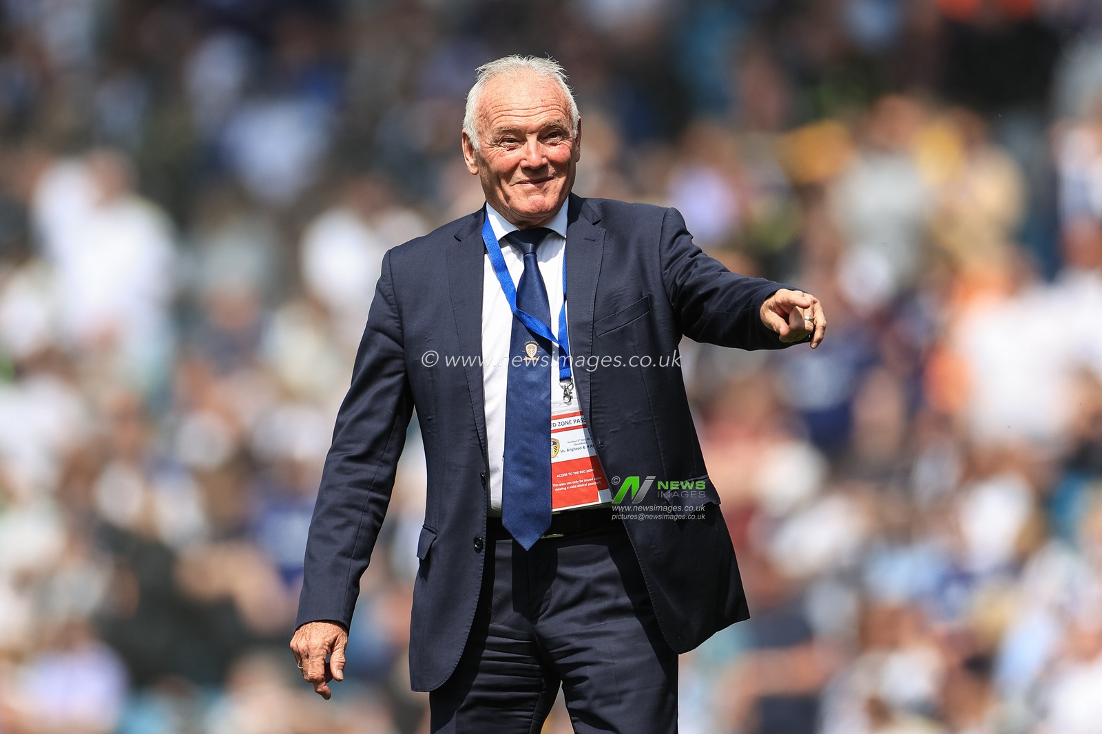 Eddie Gray former Leeds United player is in attendance
