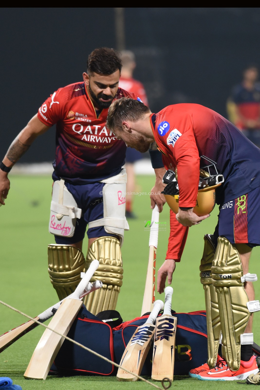 Royal Challengers Bengaluru Phil Salt and Virat Kohli  attends the training session during the Indian Premier League (IPL) 2025 cricket tournament opening match between Kolkata Knight Riders and Royal Challengers Bengaluru at the Eden Garden Cricket Stadium in Kolkata, India, on March 20, 2025.Pictures by Debajyoti Chakraborty.(Photo: Debajyoti Chakraborty/News Images)