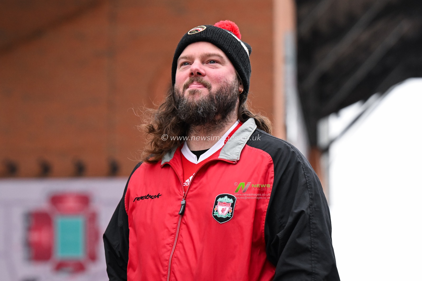 Fans arrive ahead of the Premier League match Liverpool vs Brighton and Hove Albion at Anfield, Liverpool, United Kingdom, 2nd November 2024

(Photo by Cody Froggatt/News Images)