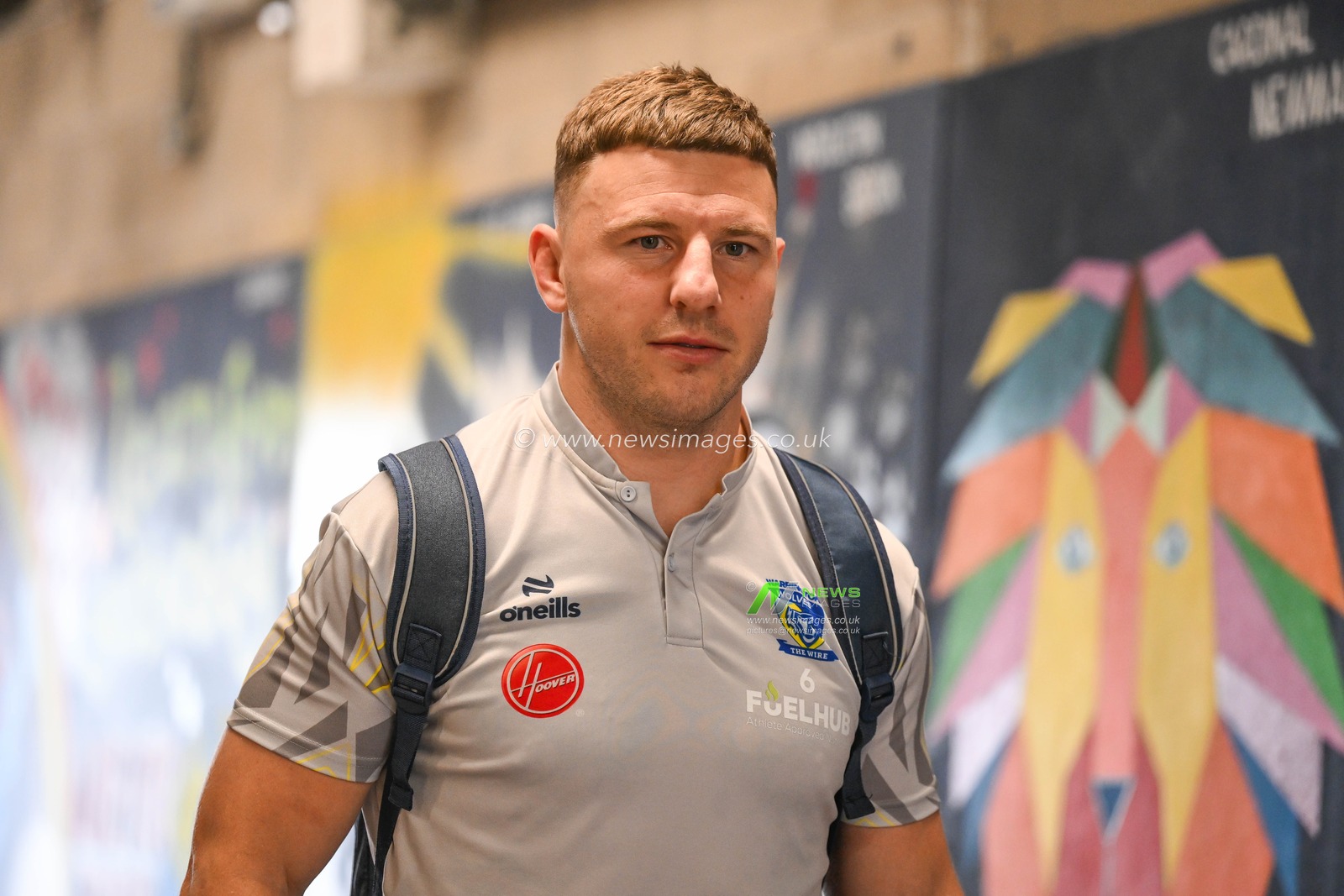 George Williams of Warrington Wolves arrives ahead of  the Betfred Super League Round 11 match Warrington Wolves vs Hull KR at Halliwell Jones Stadium, Warrington, United Kingdom, 9th May 2024

(Photo by Craig Thomas/News Images)