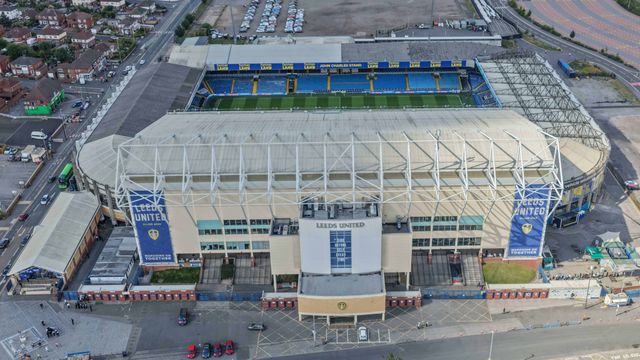 An aerial view of Elland Road during the Pre-season friendly match Leeds United vs Villarreal at Elland Road, Leeds, United Kingdom, 2nd August 2025

(Photo by Mark Cosgrove/News Images)