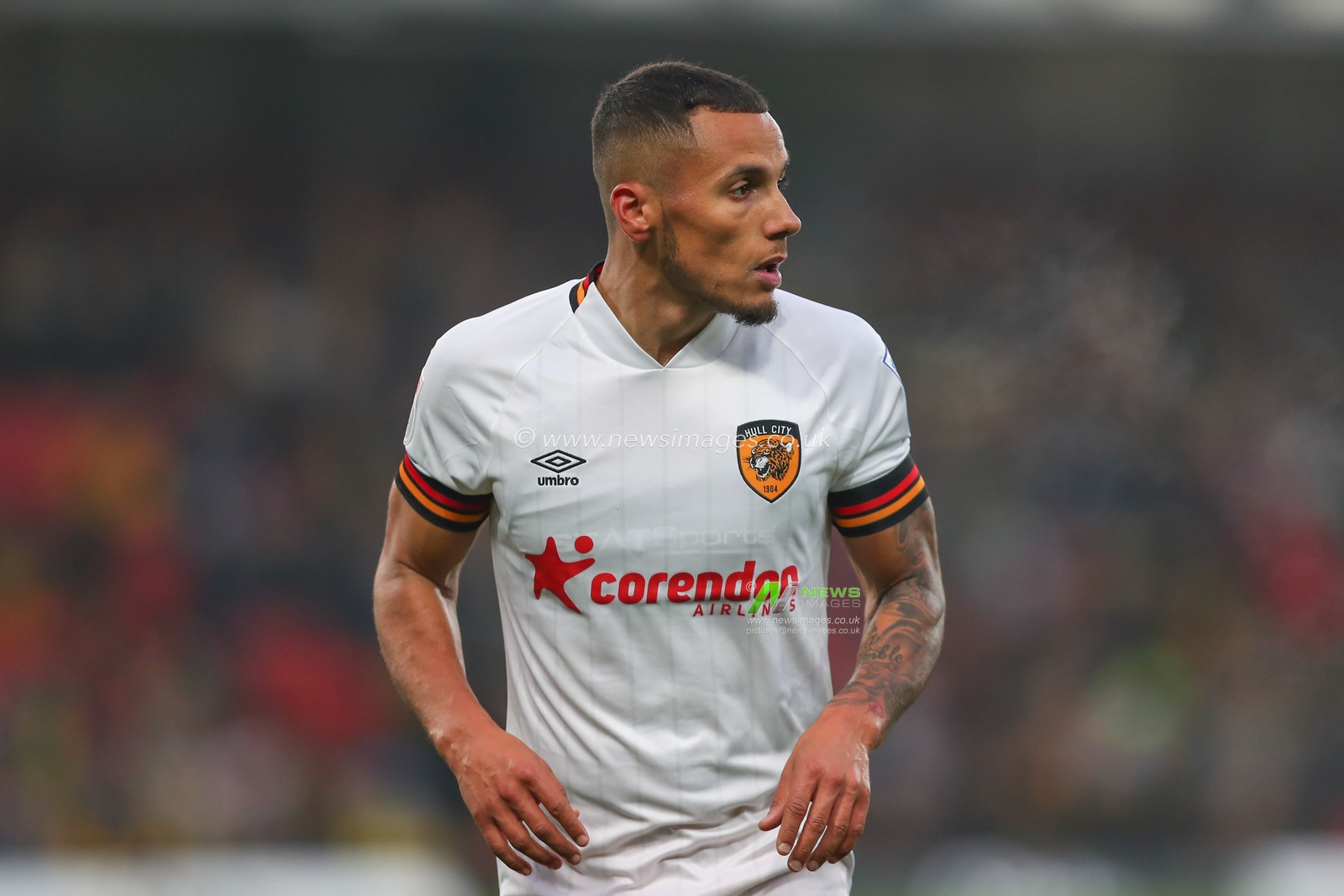Tyler Smith #22 of Hull City during the Sky Bet Championship match Watford vs Hull City at Vicarage Road, Watford, United Kingdom, 11th December 2022

(Photo by Gareth Evans/News Images)