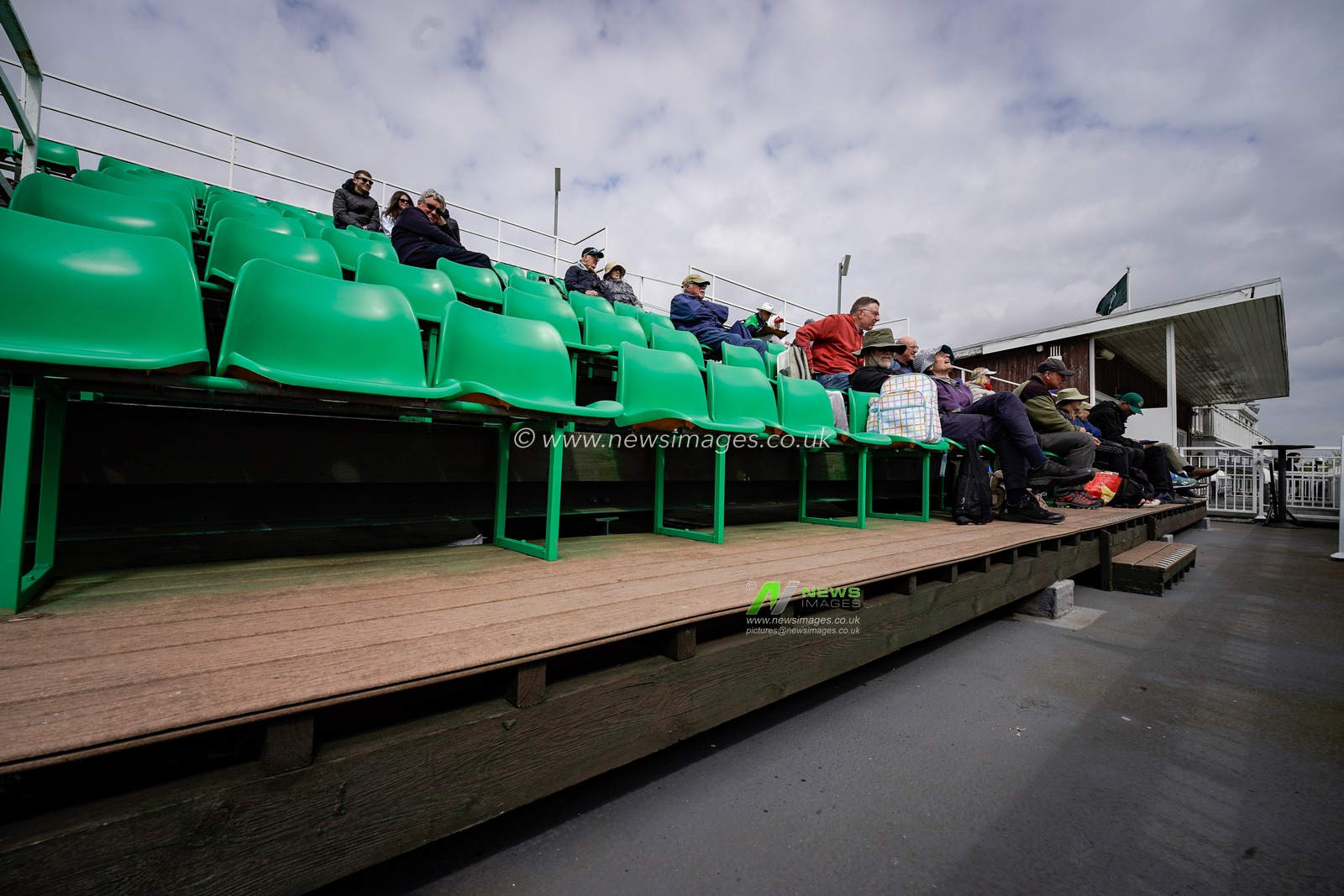 Fans watching the game and talking during the County Championship Division One day 3 Leicestershire vs Nottinghamshire at Grace Road, Leicester, United Kingdom on 03 May 2026

(Photo by Maynard Manyowa/News Images)