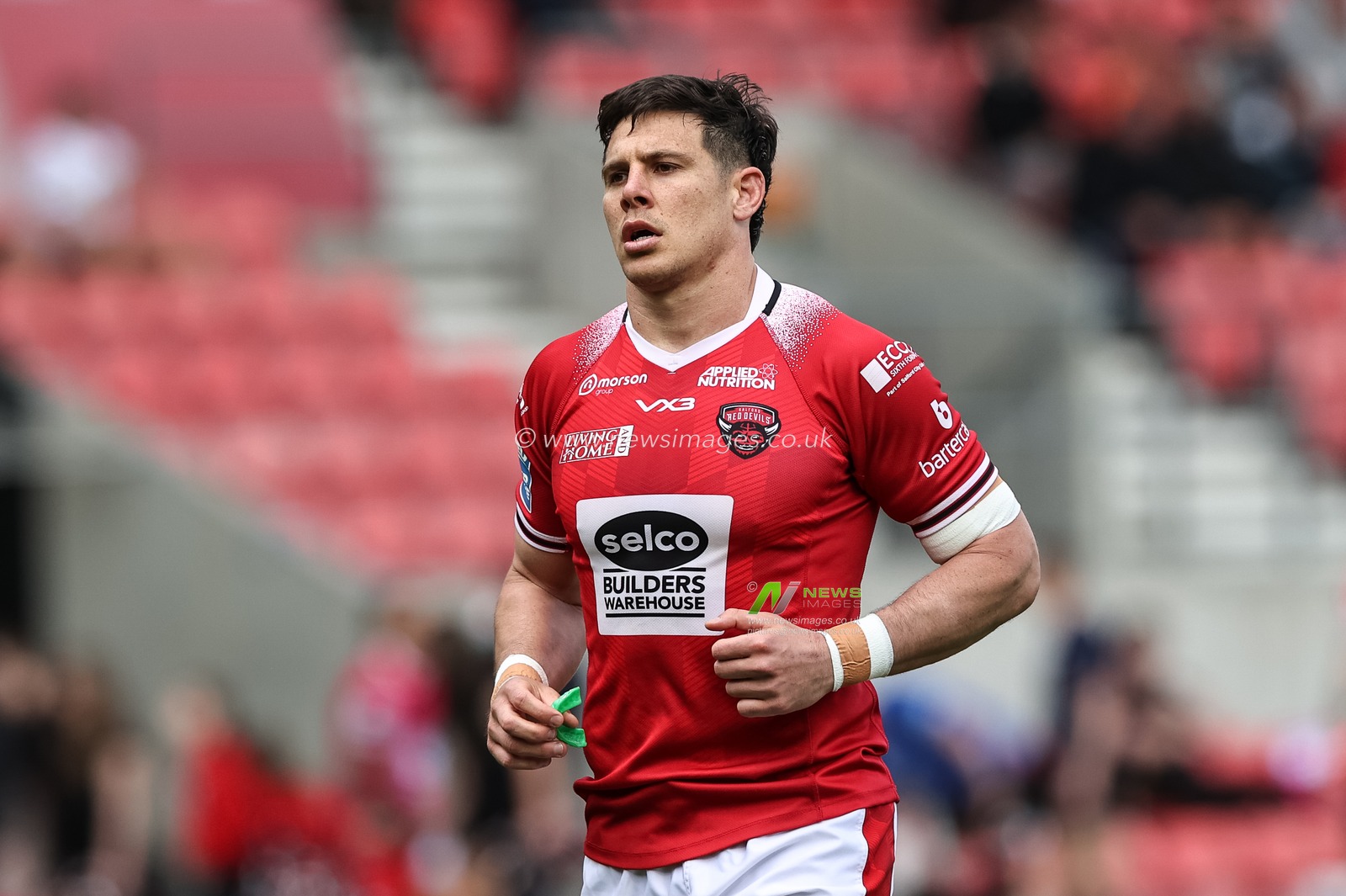 Shane Wright of Salford Red Devils during the Betfred Super League Round 12 match Salford Red Devils vs Wigan Warriors at Salford Community Stadium, Eccles, United Kingdom, 26th May 2024

(Photo by Mark Cosgrove/News Images)