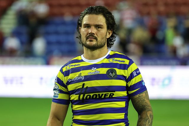 James Bentley of Warrington Wolves during the Betfred Super League round 18 match Wigan Warriors vs Warrington Wolves at The Brick Community Stadium, Wigan, United Kingdom on 10 July 2026

(Photo by Mark Cosgrove/News Images)