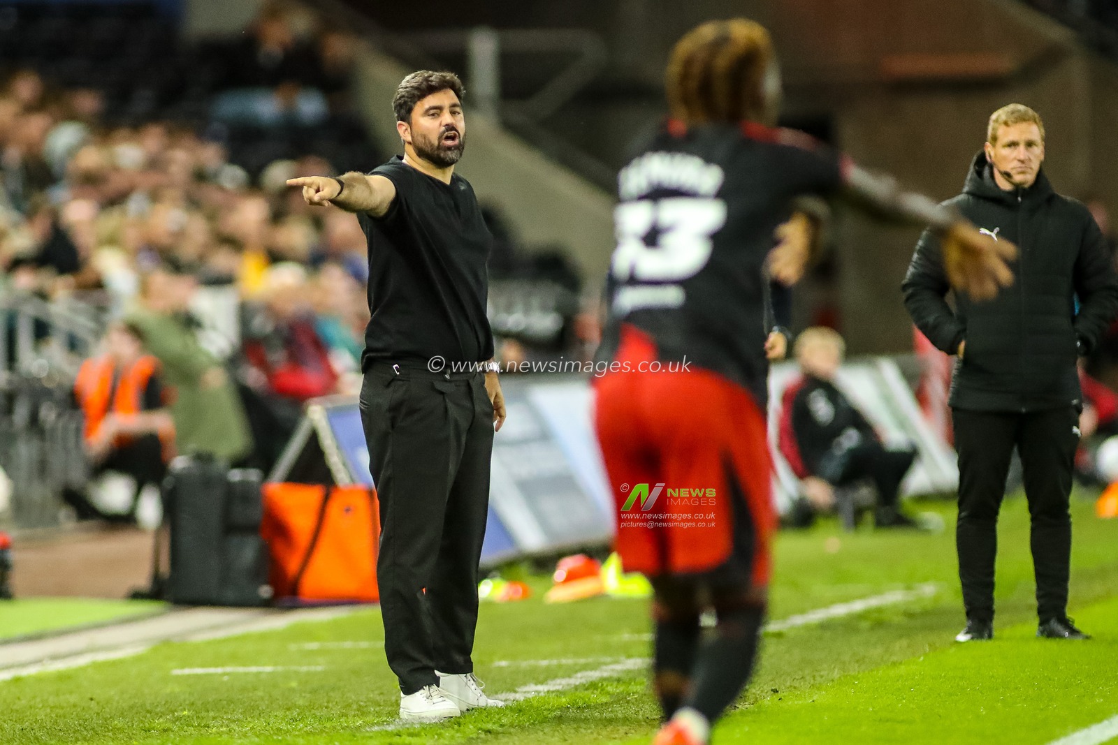 Vitor Matos manager of Swansea City during the Sky Bet Championship match Swansea City vs Watford at Swansea.com Stadium, Swansea, United Kingdom on 01 September 2026

(Photo by Andrew Lewis/News Images)