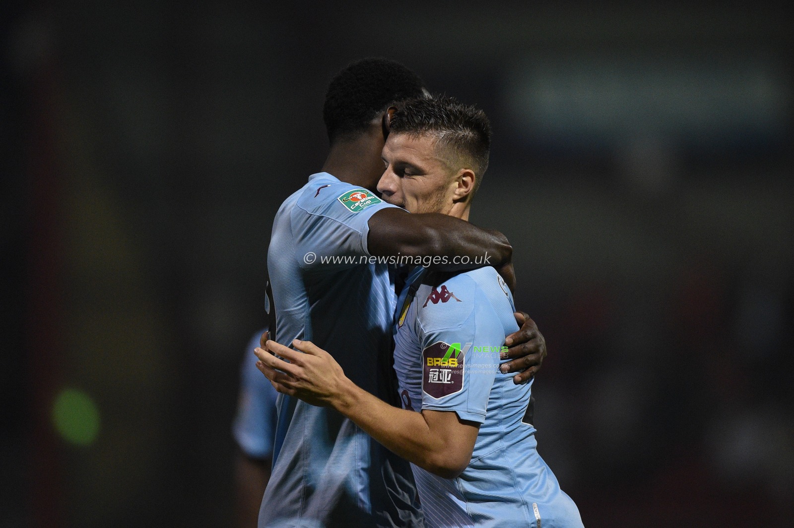 27th August 2019 , Gresty Road, Crewe, England; Carabao Cup Football, Second Round, Crewe Alexandrea vs Aston Villa ; Frederic Guilbert (24) of Aston Villa  scores a goal to make it 0-5


Credit: Richard Long/News Images

English Football League images are subject to DataCo Licence