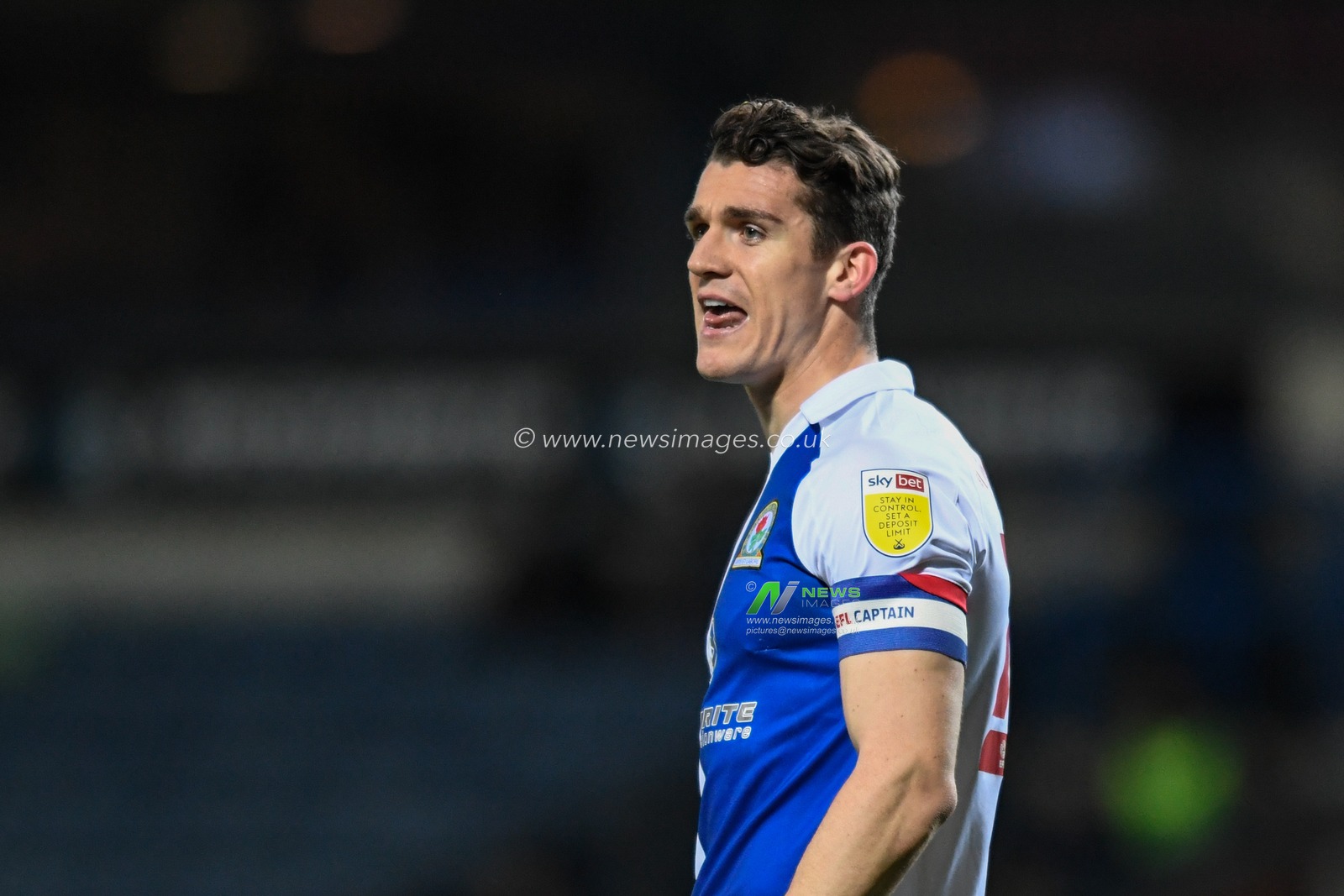 Darragh Lenihan #26 of Blackburn Rovers in action during the game
