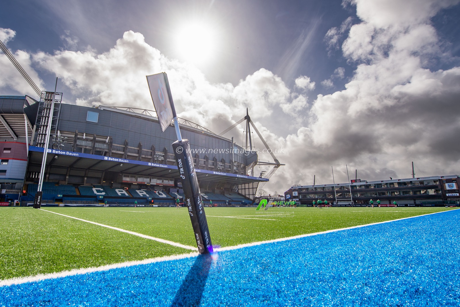 General view of BT Cardiff Arms Park, Home of Wales during the TikTok Womenâ€™s Six Nations match Wales vs Ireland at BT Cardiff Arms Park, Cardiff, United Kingdom, 25th March 2023

(Photo by Craig Thomas/News Images)