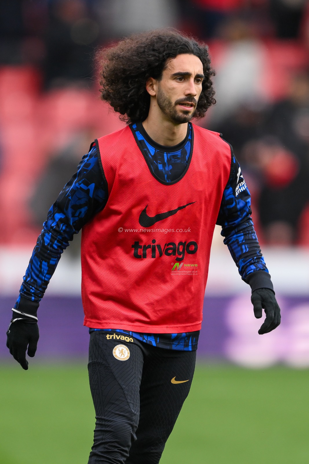 Marc Cucurella of Chelsea during the pre-game warmup ahead of the Premier League match Sheffield United vs Chelsea at Bramall Lane, Sheffield, United Kingdom, 7th April 2024

(Photo by Craig Thomas/News Images)