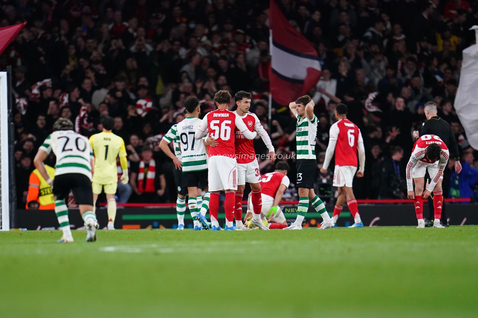 Full time scenes during the UEFA Champions League Quarter Finals match Arsenal vs Sporting CP at Arsenal stadium, London, United Kingdom on 15 April 2026

(Photo by Harvey Murphy/News Images)