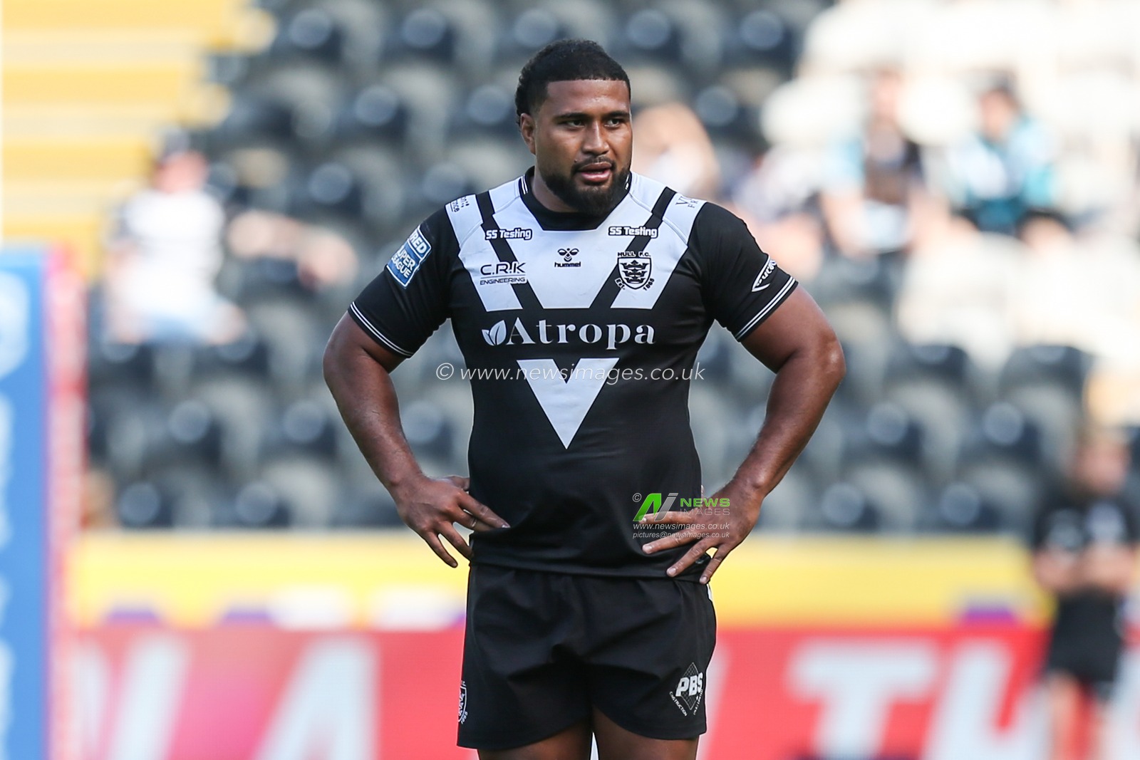 A dejected Chris Satae #10 of Hull FC during the game
