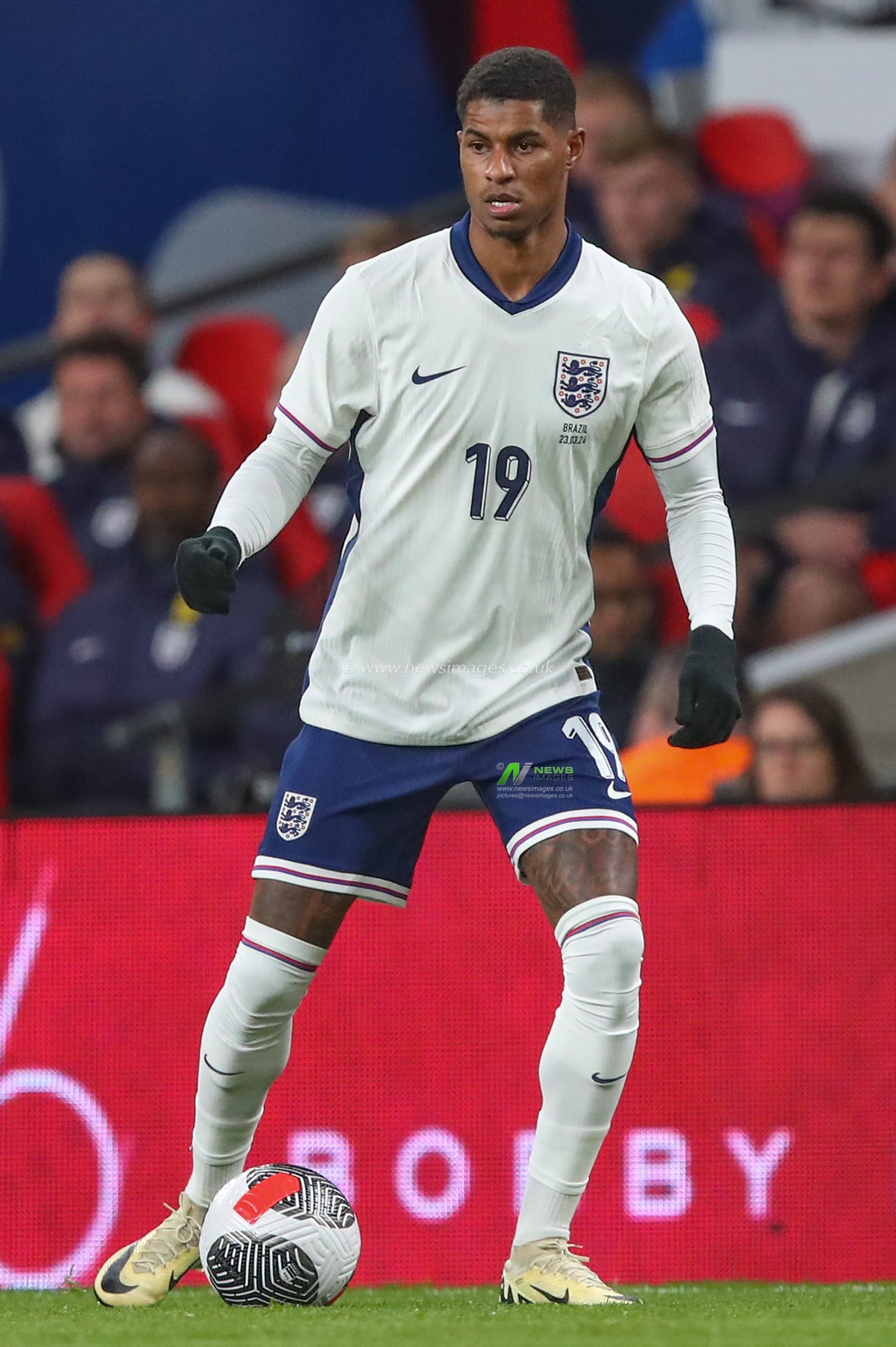 Marcus Rashford of England during the International Friendly match England vs Brazil at Wembley Stadium, London, United Kingdom, 23rd March 2024

(Photo by Gareth Evans/News Images)