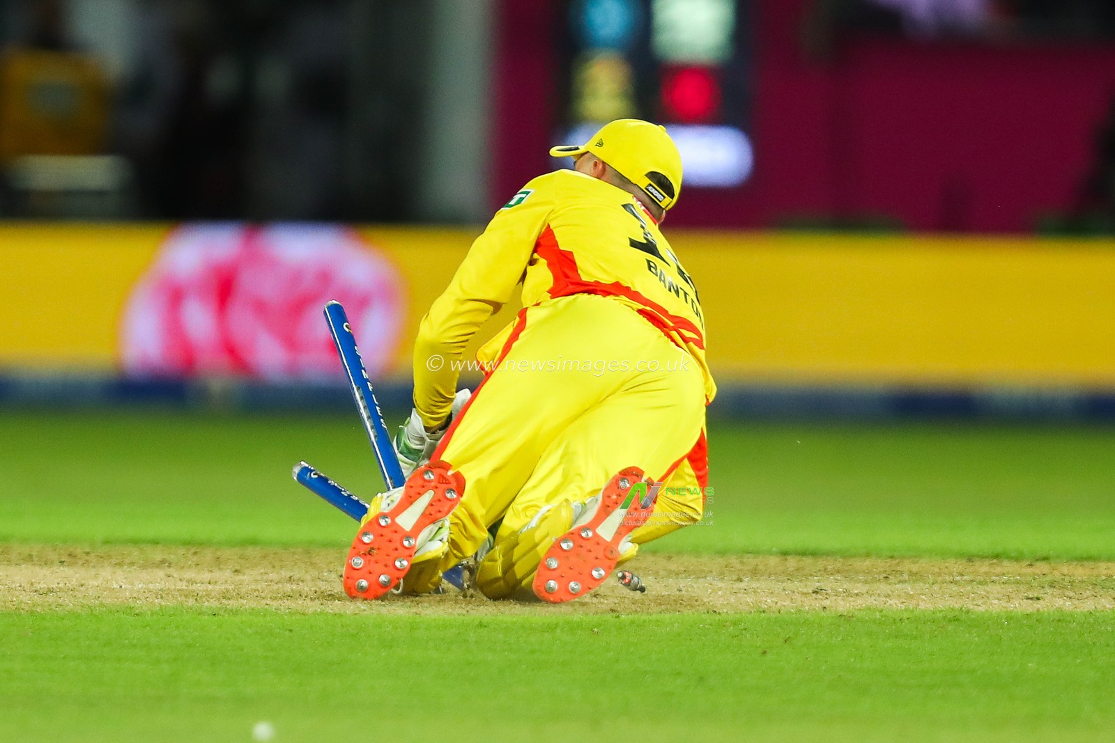 Matthew Critchley of London Spirit is out, stumped by Tom Banton of Trent Rockets during the The Hundred match Trent Rockets vs London Spirit at Trent Bridge, Nottingham, United Kingdom, 7th August 2024

(Photo by Izzy Poles/News Images)