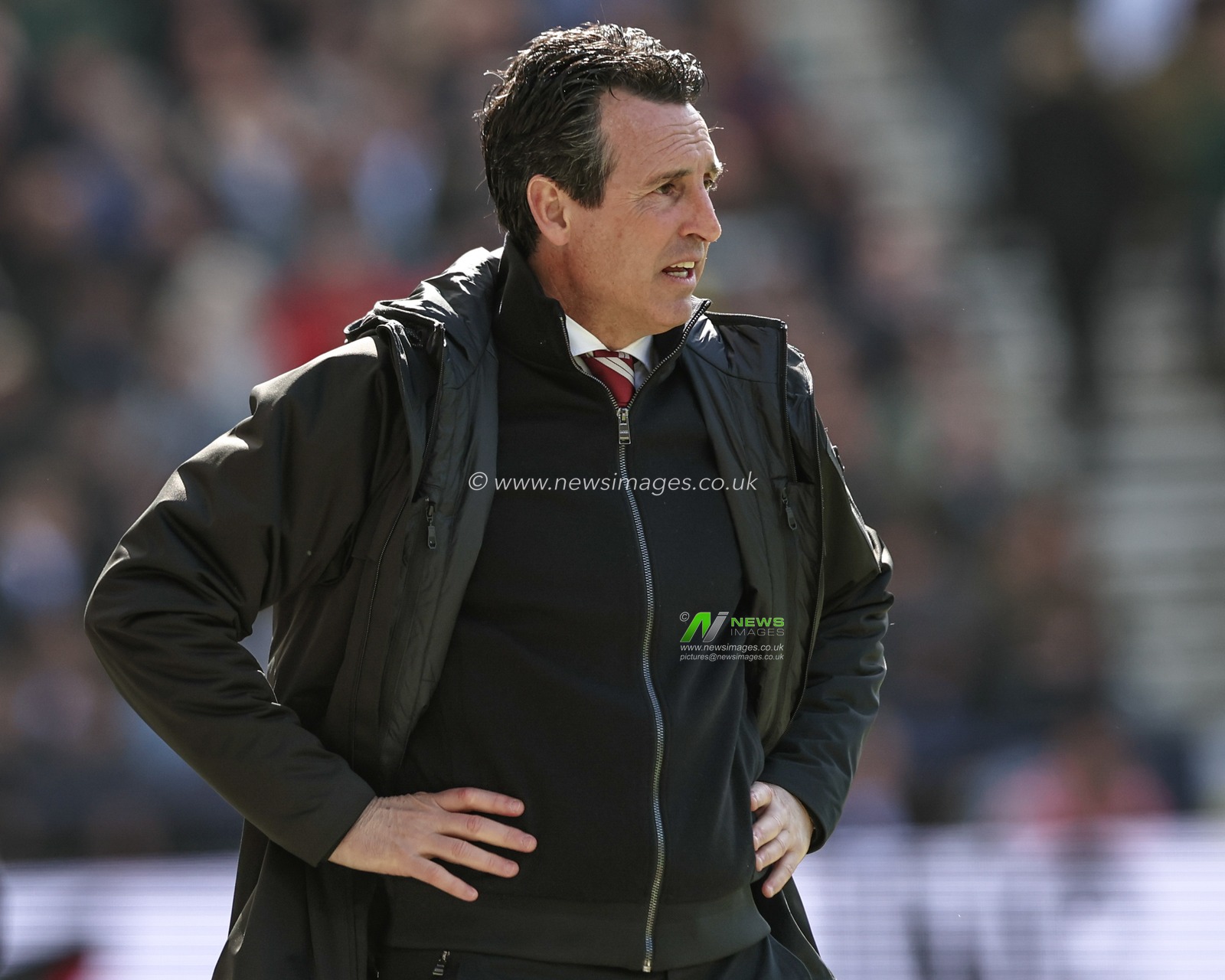 Unai Emery manager of Aston Villa reacts in the technical area during the Emirates FA Cup Quarter-finals match Preston North End vs Aston Villa at Deepdale, Preston, United Kingdom, 30th March 2025

(Photo by Mark Cosgrove/News Images)