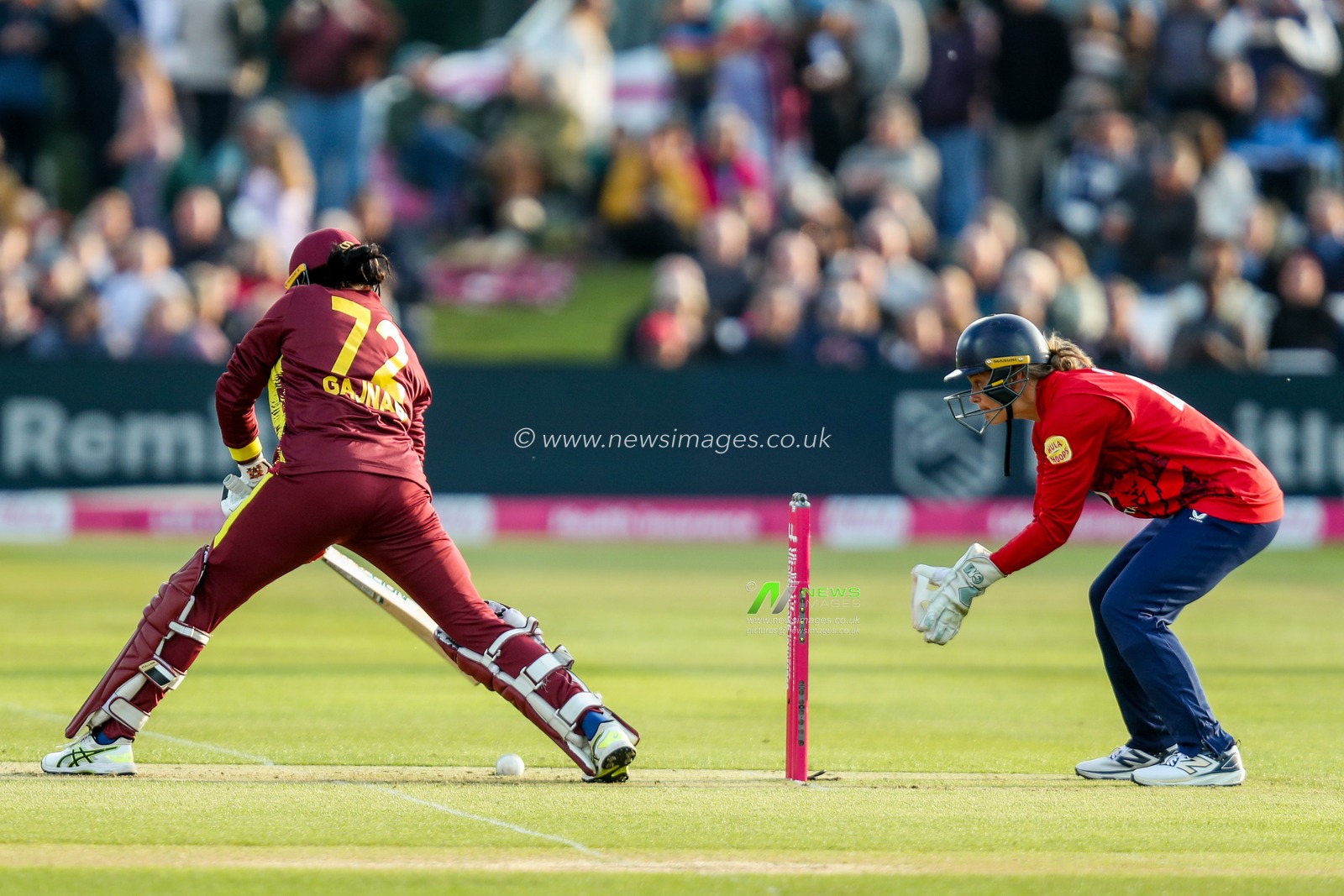 Shabika Gajnabi of West Indies Women bats during the 1st Vitality IT20 Series England Women v West Indies Women at The Spitfire Ground, Canterbury, United Kingdom, 21st May 2025

(Photo by Izzy Poles/News Images)