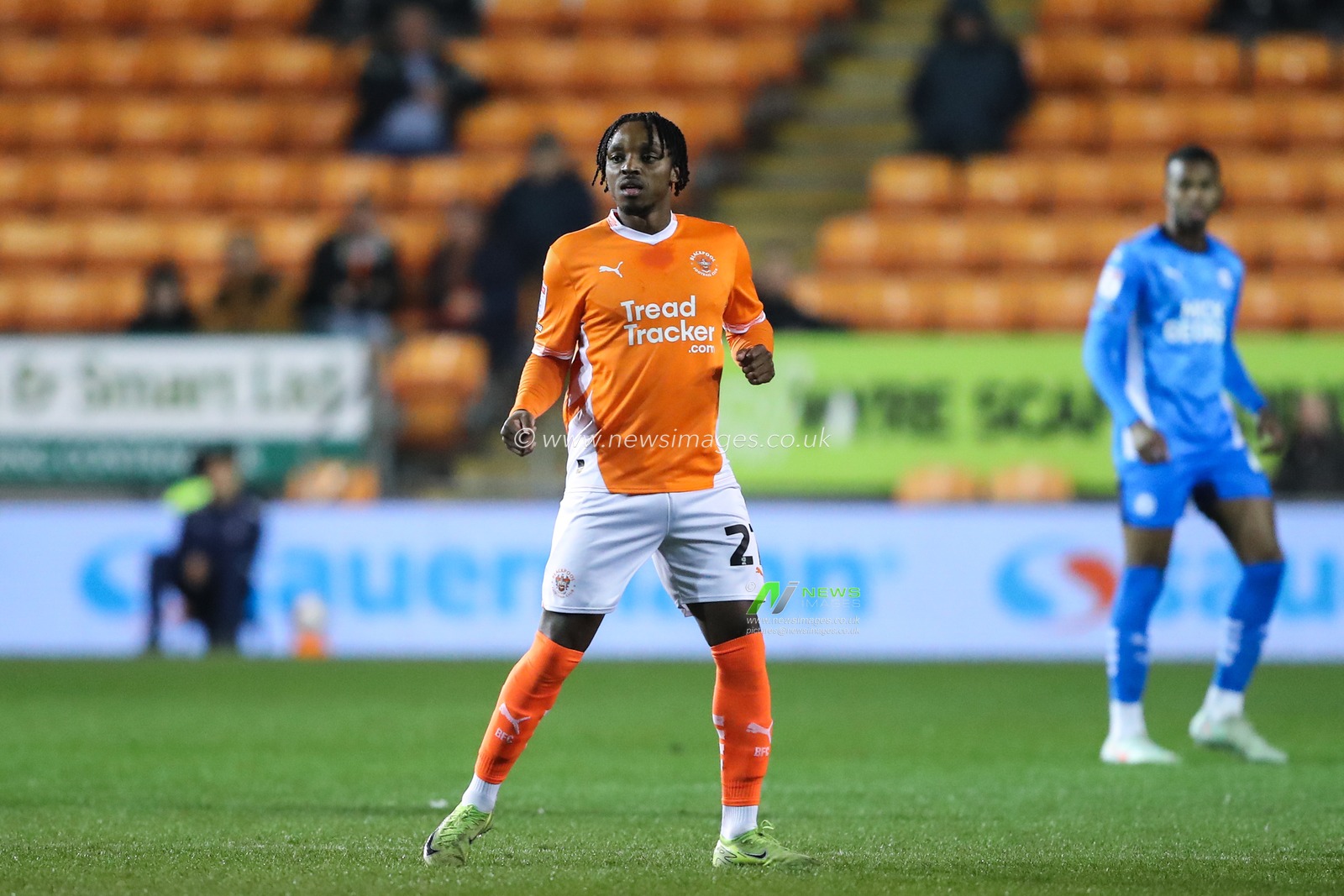Niall Ennis of Blackpool during the Sky Bet League 1 match Blackpool vs Peterborough United at Bloomfield Road, Blackpool, United Kingdom, 4th March 2025

(Photo by Gareth Evans/News Images)