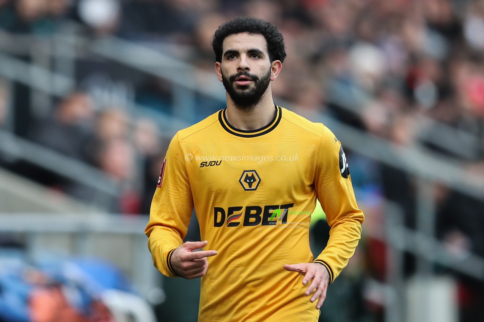 Rayan AÃ¯t-Nouri of Wolverhampton Wanderers during the Emirates FA Cup 3rd Round match Bristol City vs Wolverhampton Wanderers at Ashton Gate, Bristol, United Kingdom, 11th January 2025

(Photo by Gareth Evans/News Images)